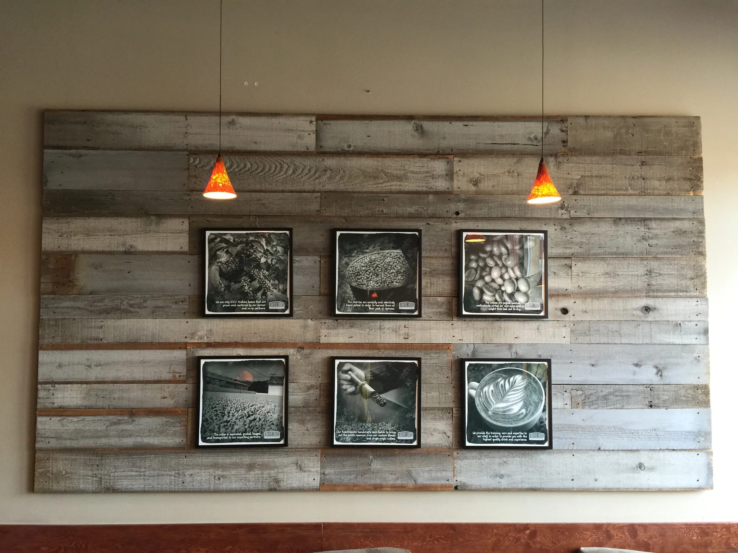 Accent wall in an Oregon City Pub.