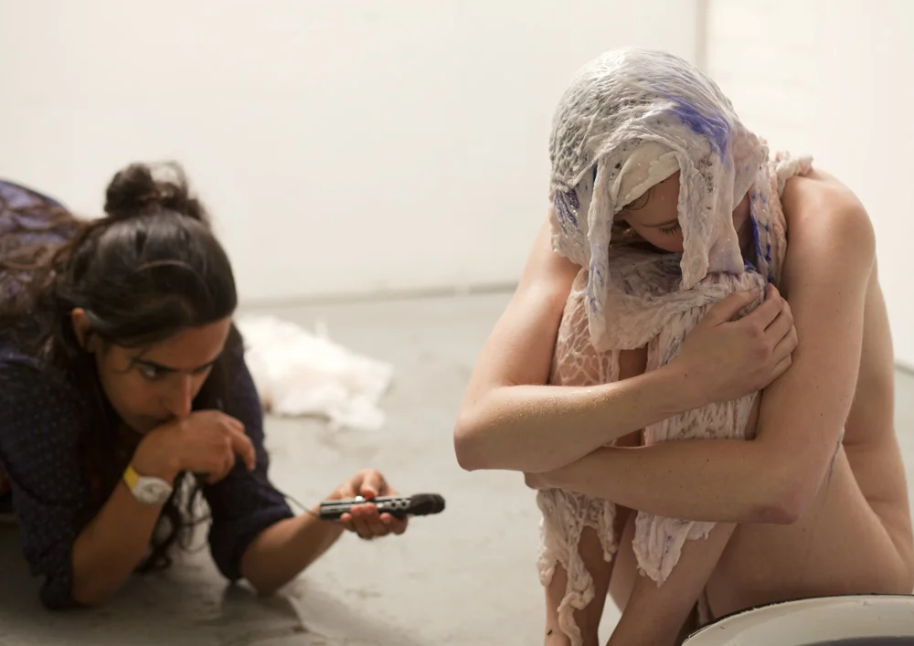 A Transformance session with artist Hollie Miller for Tempting Failure festival 2018