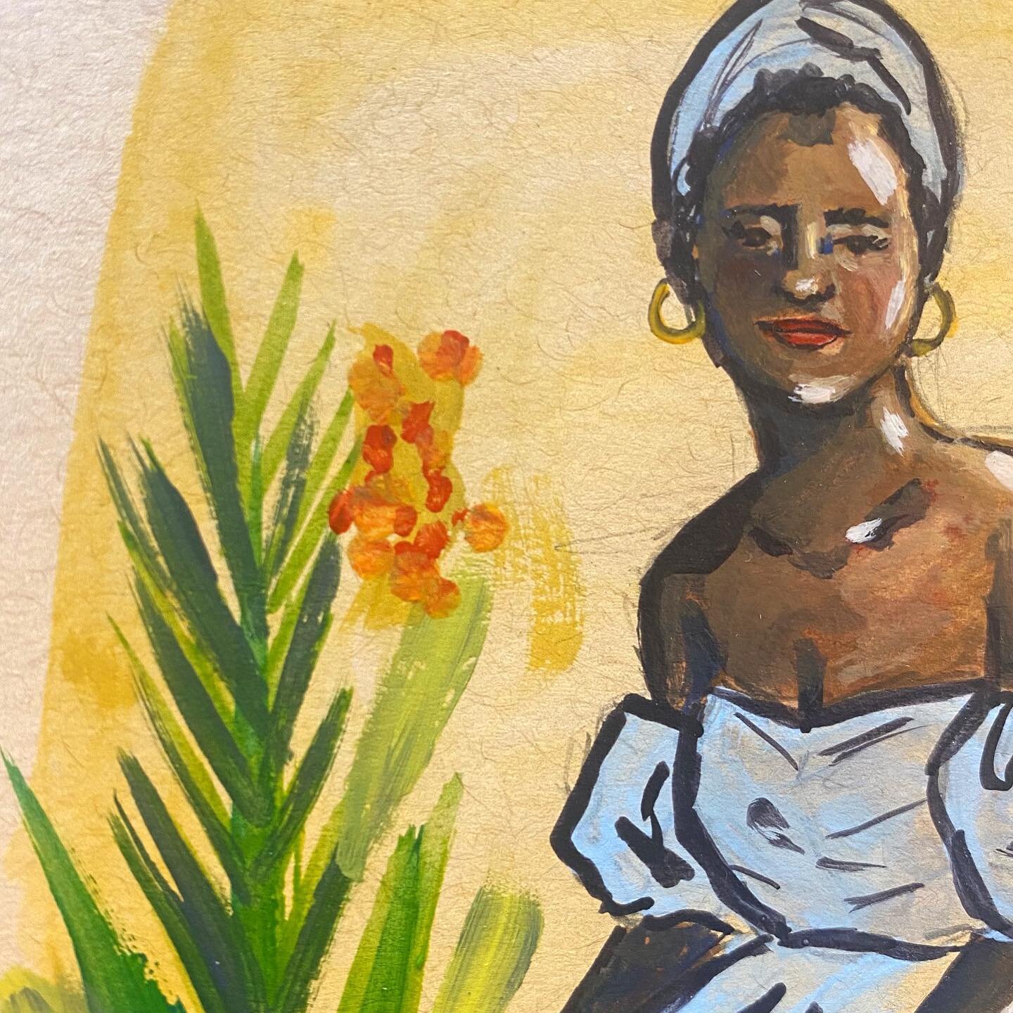 Pedazos de Puerto Rico: A series of paintings based off old family photos, cultural images and objects representing what I love about home. 🇵🇷 

Come see the full collection along with other amazing artists and their work on October 1st at 6pm at t