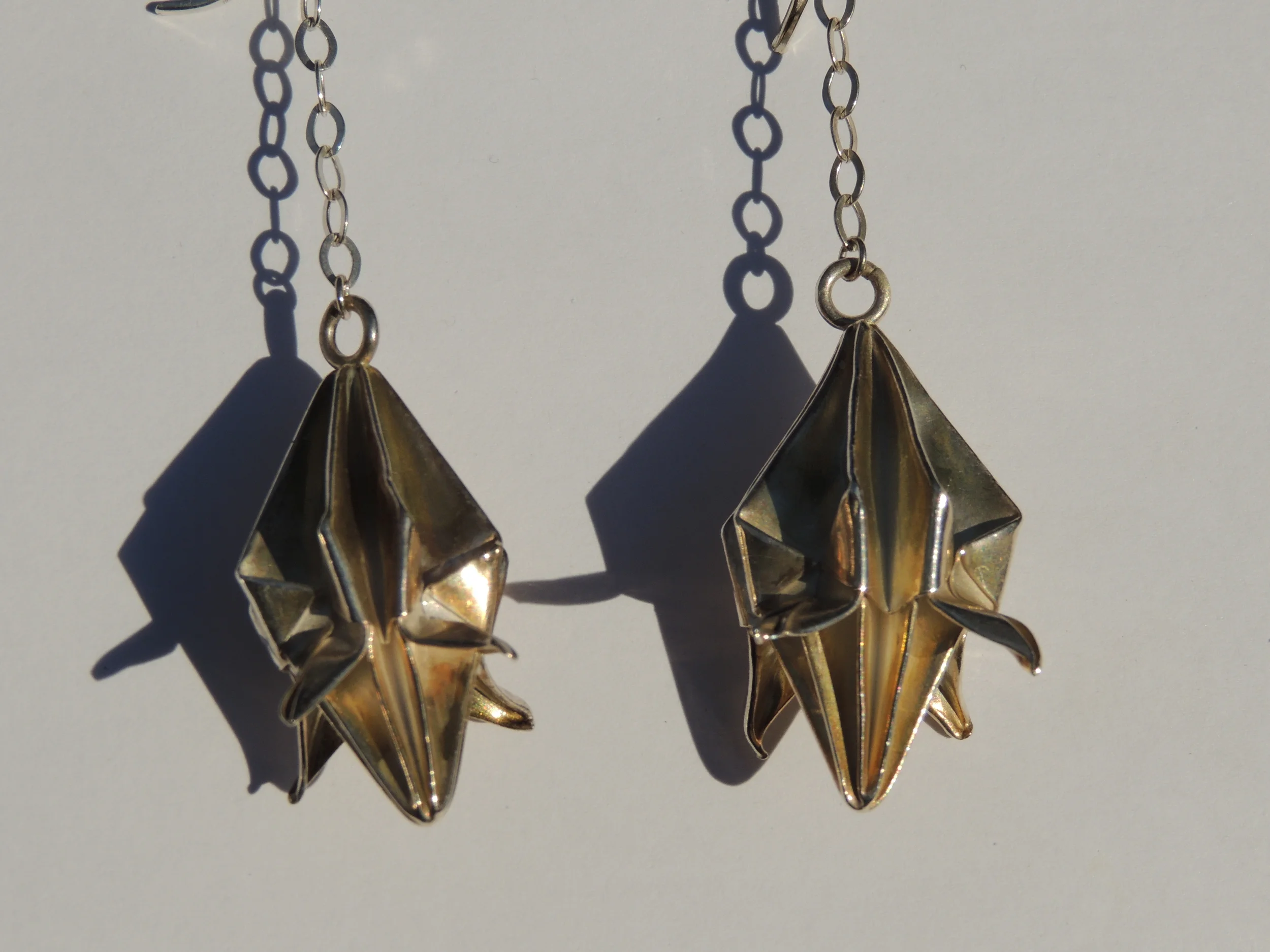 Origami earrings