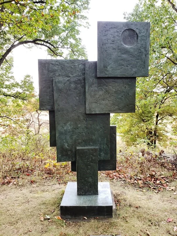Square Forms with Circles, Storm King sculpture park