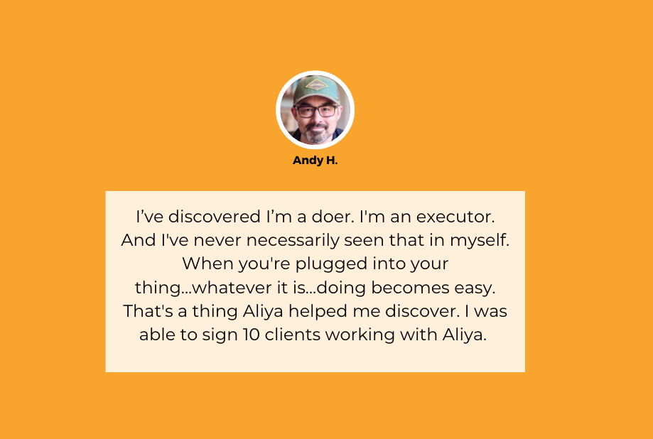 Andy signed 10 clients