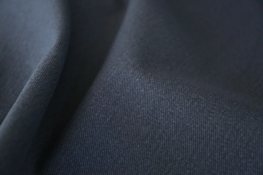 Midnight Blue 12oz Brushed Bull Denim Cloth Story Fabric 2.jpg