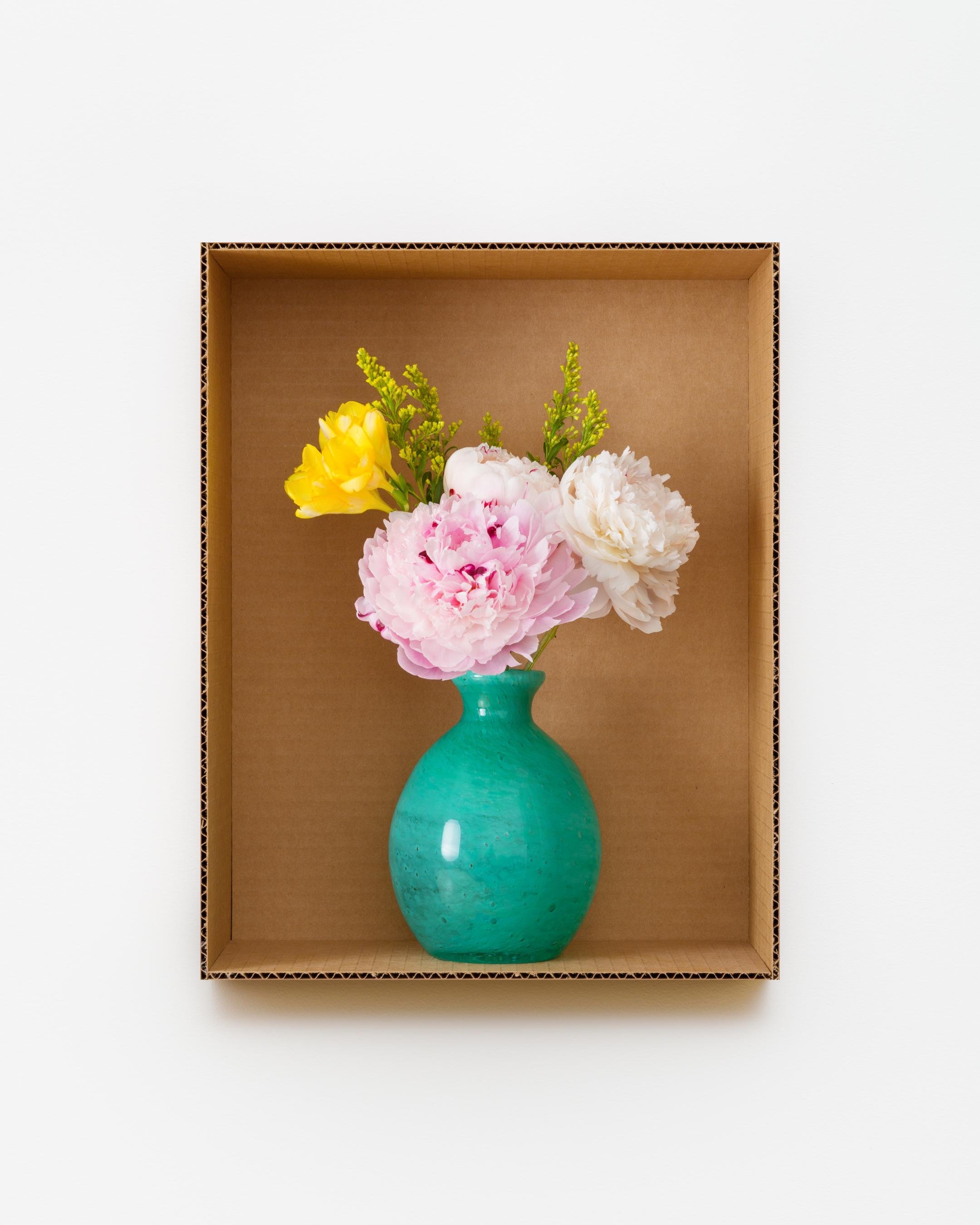 Peonies & Freesia (Miami Green), 2023