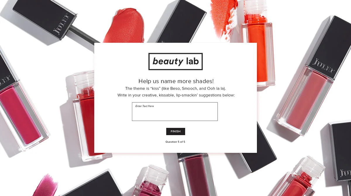 Beauty Lab: It's Whipped Survey