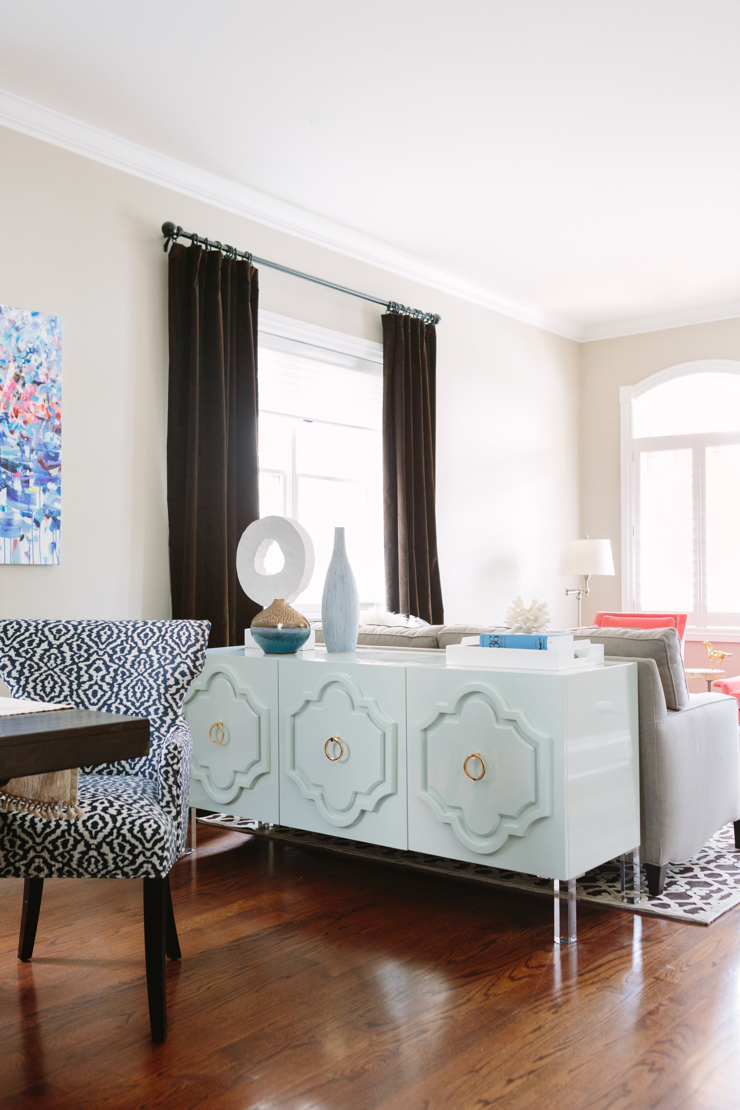 Unpatterned Chicago Credenza