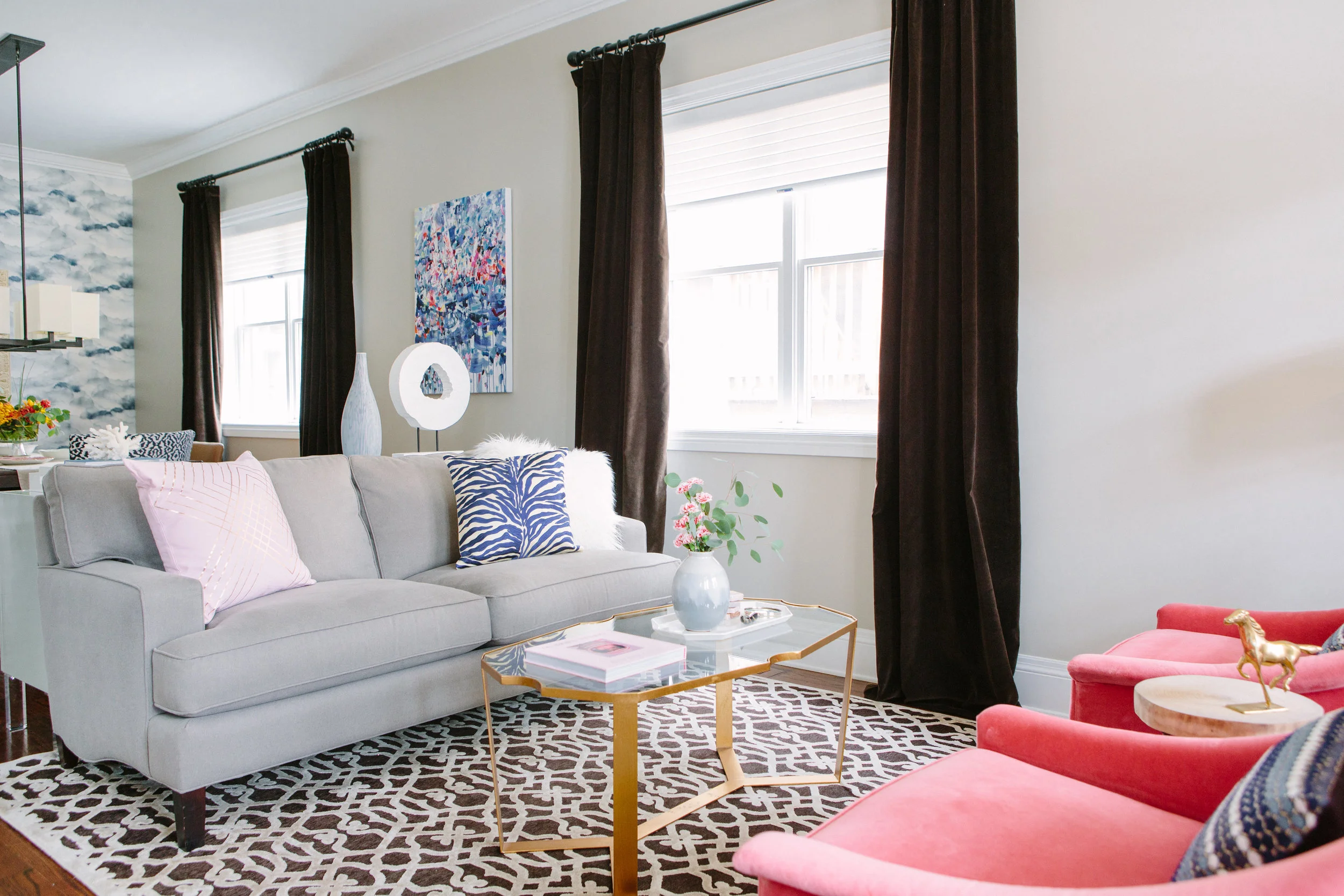 Chicago Unpatterned Living Room Sofa