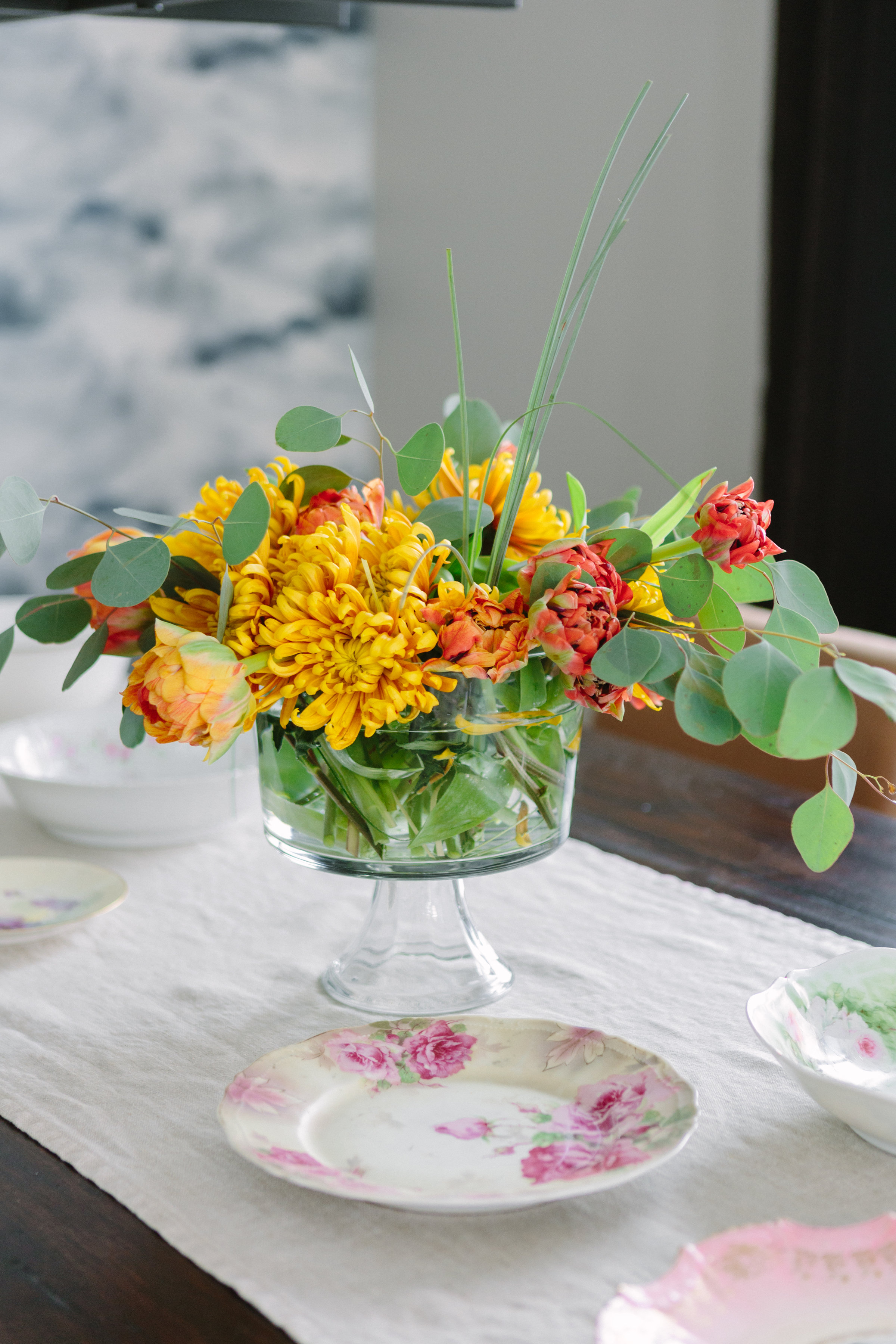 Unpatterned Chicago Table Centerpiece