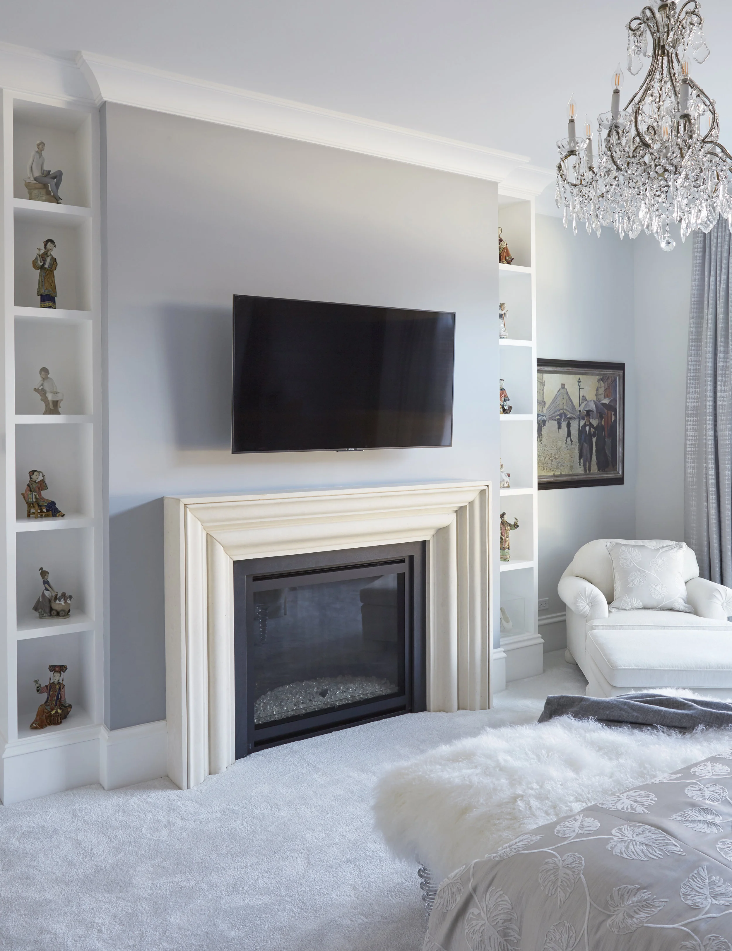 Unpatterned Chicago New Build Fireplace