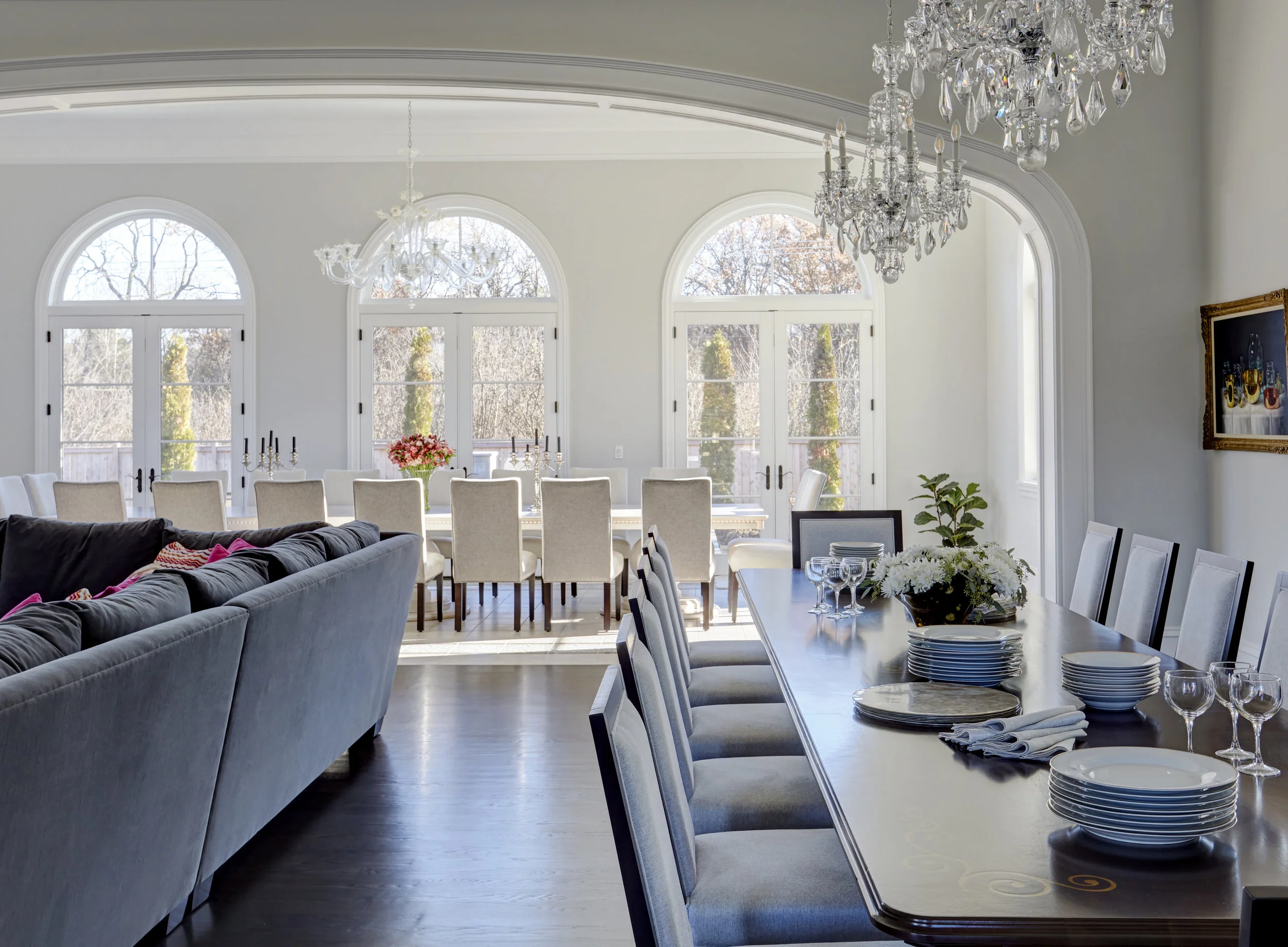 Unpatterned Chicago Custom Dining Table