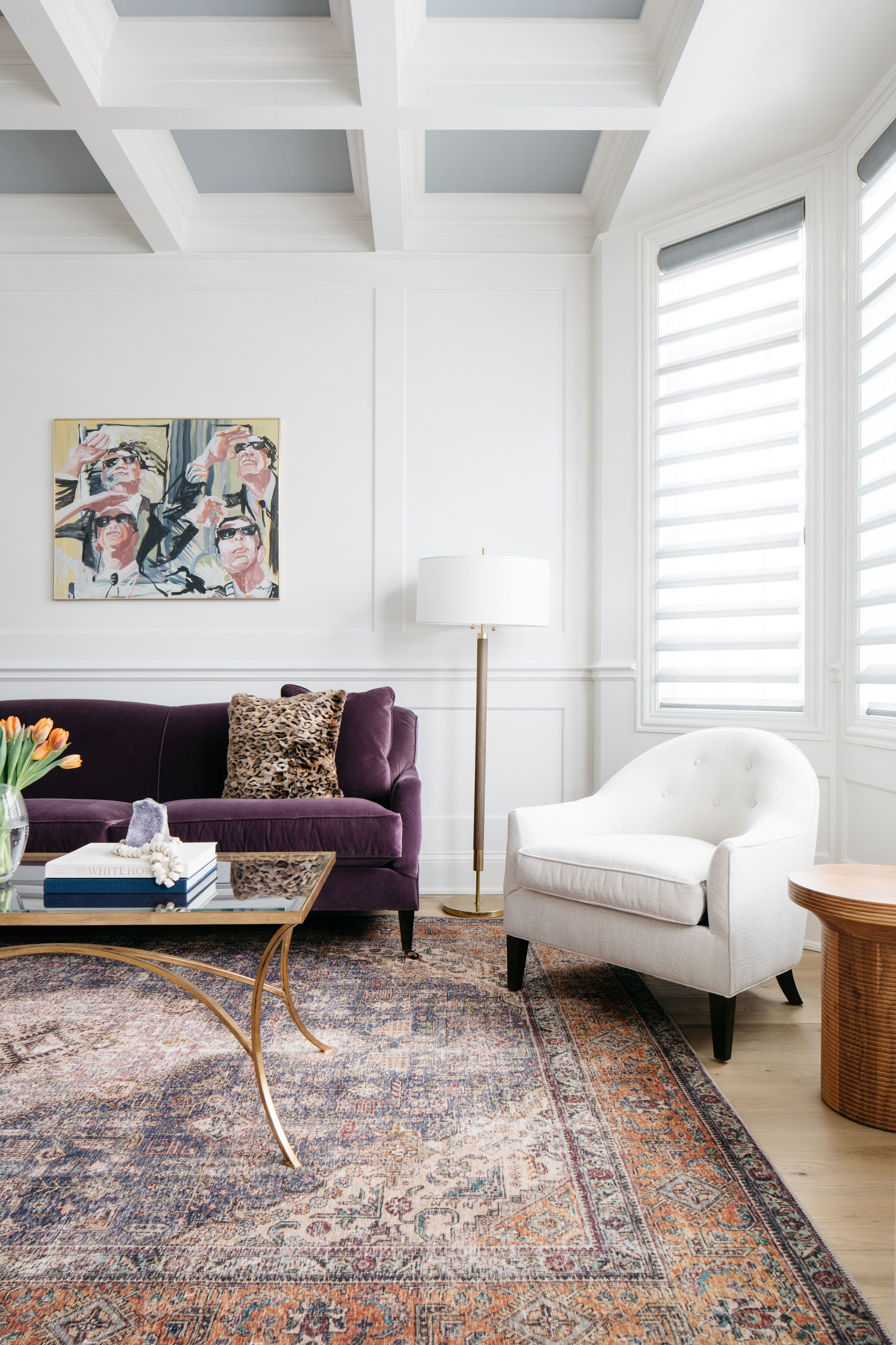 Purple Formal & Family First Floor — Unpatterned