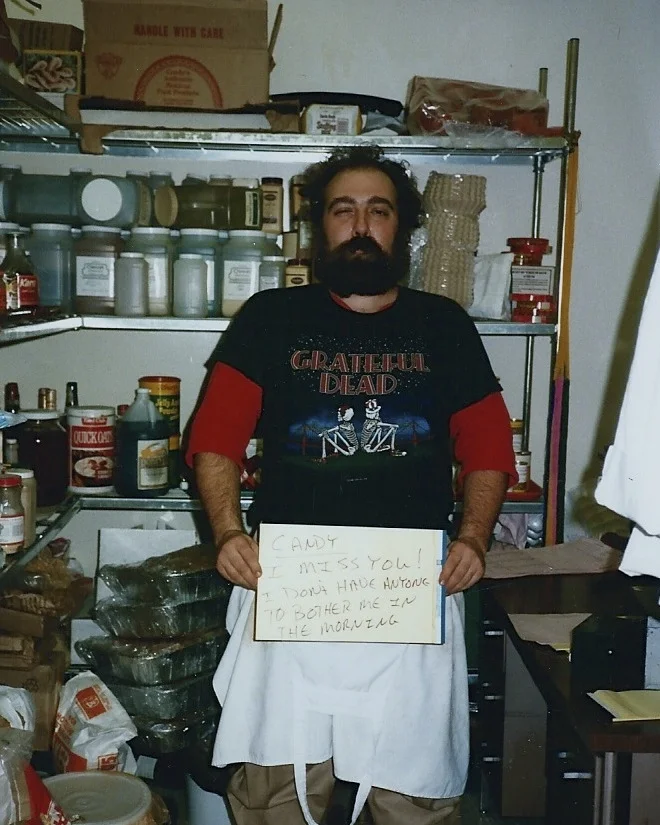 Bill Sulk missing me when I moved to Ca..jpg