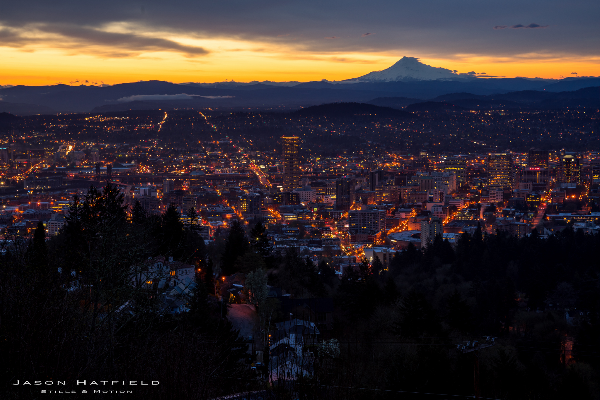 Pre-sunrise Portland