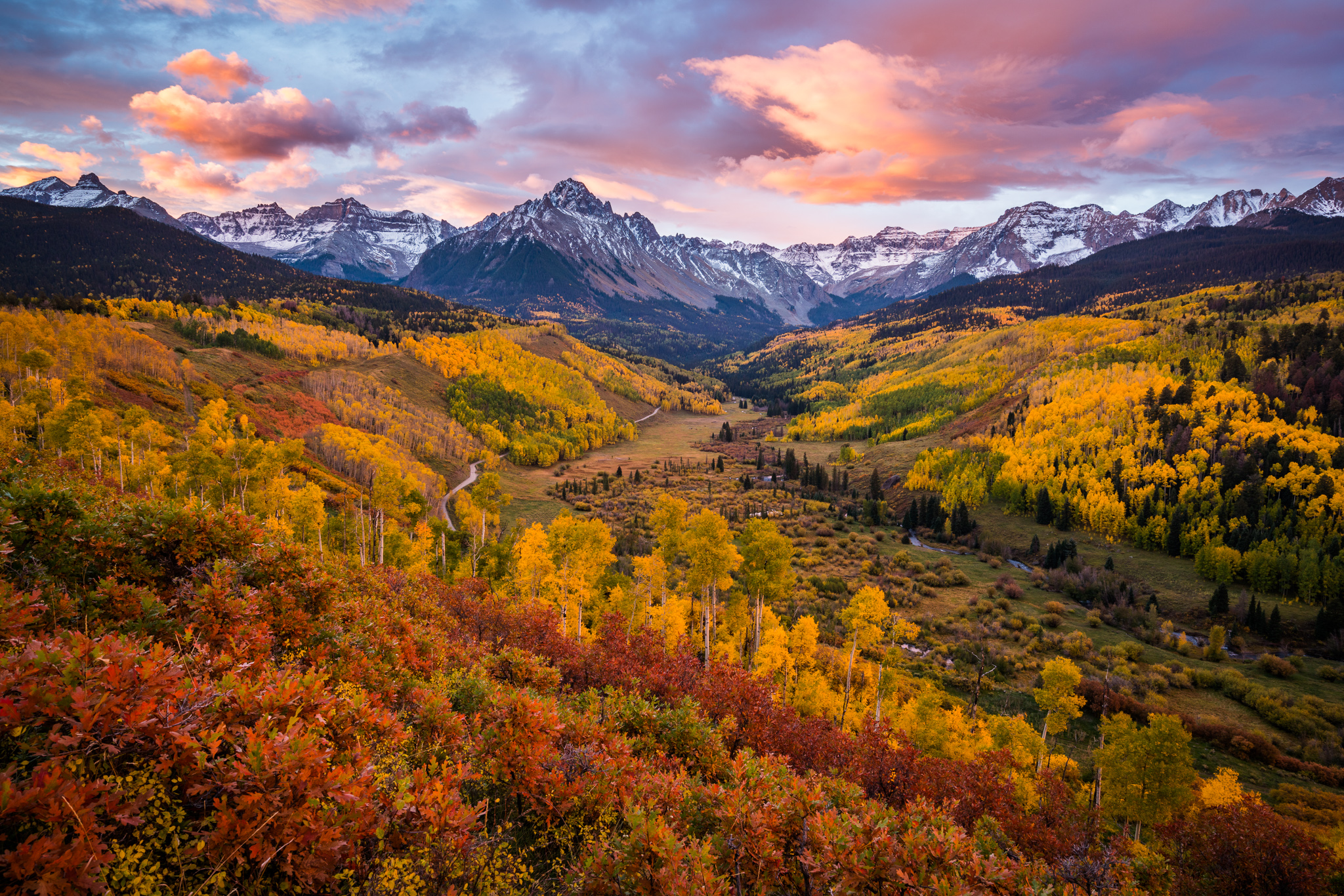 Autumn Sunrise over Sneffels Range