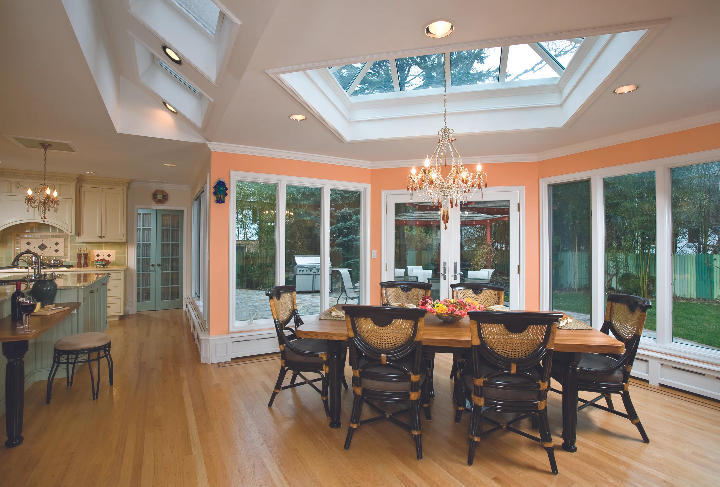 Transitional indoor conseervatory Great Neck New York