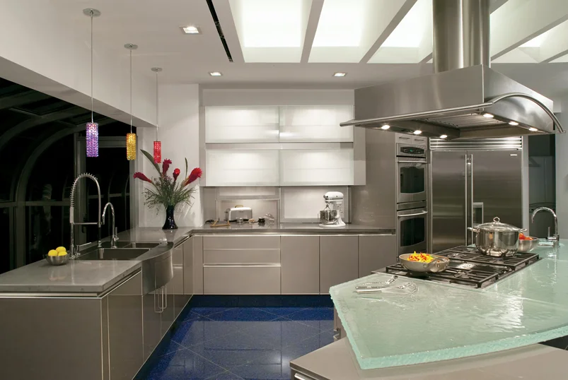 Modern gray kitchen remodel