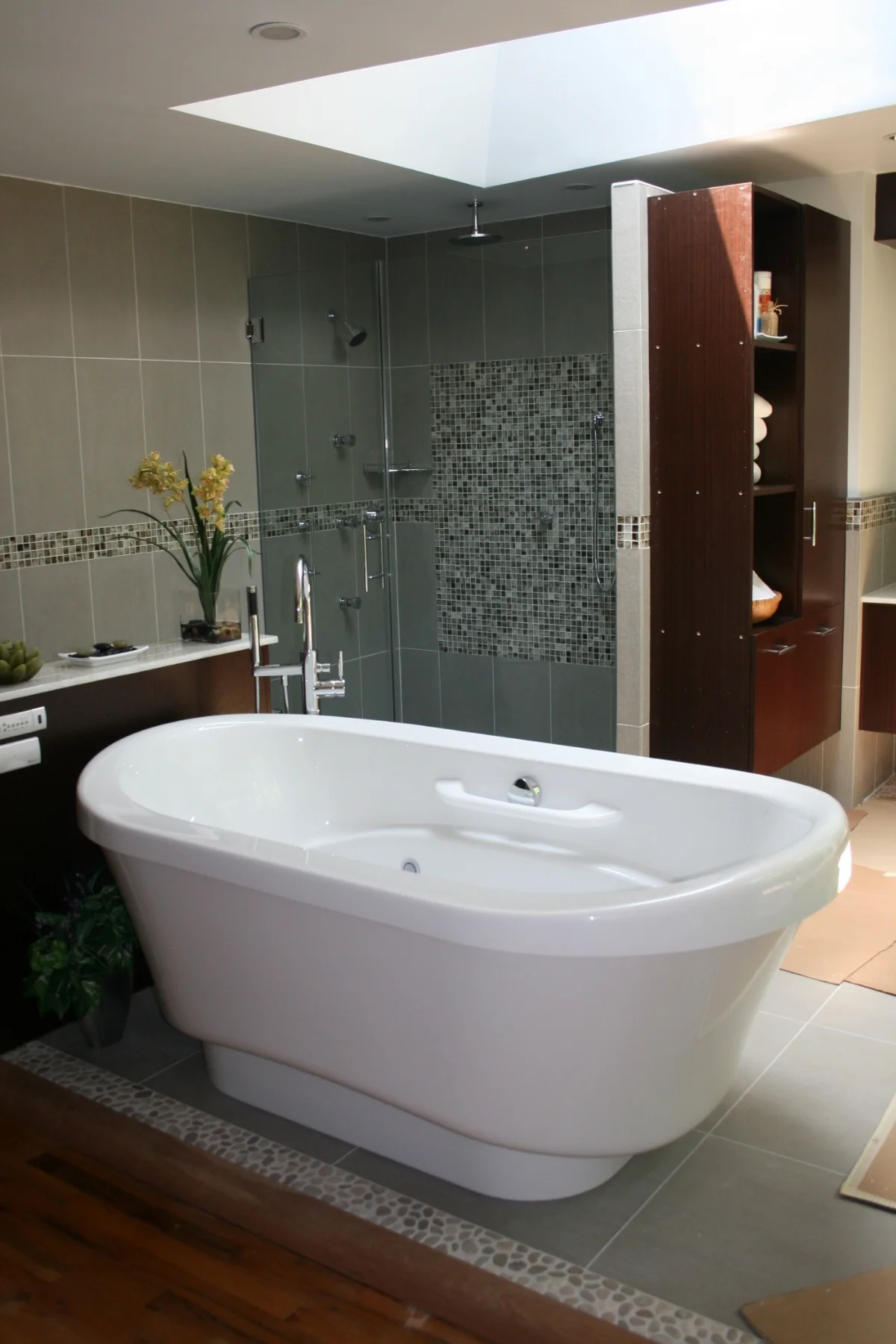 Modern bathroom retreat Manhattan New York