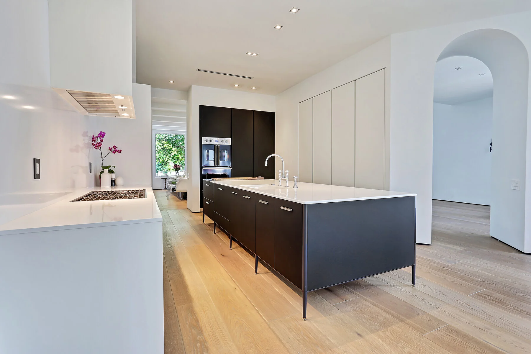 Brown and white Cesar Italian Cabinetry