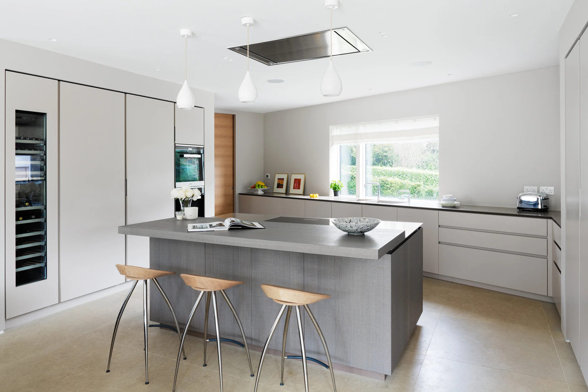 Gray Cesar Italian Kitchen Cabinetry