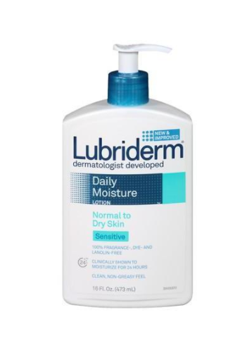 Lubriderm Daily Moisture Lotion Normal to dry skin sensitive