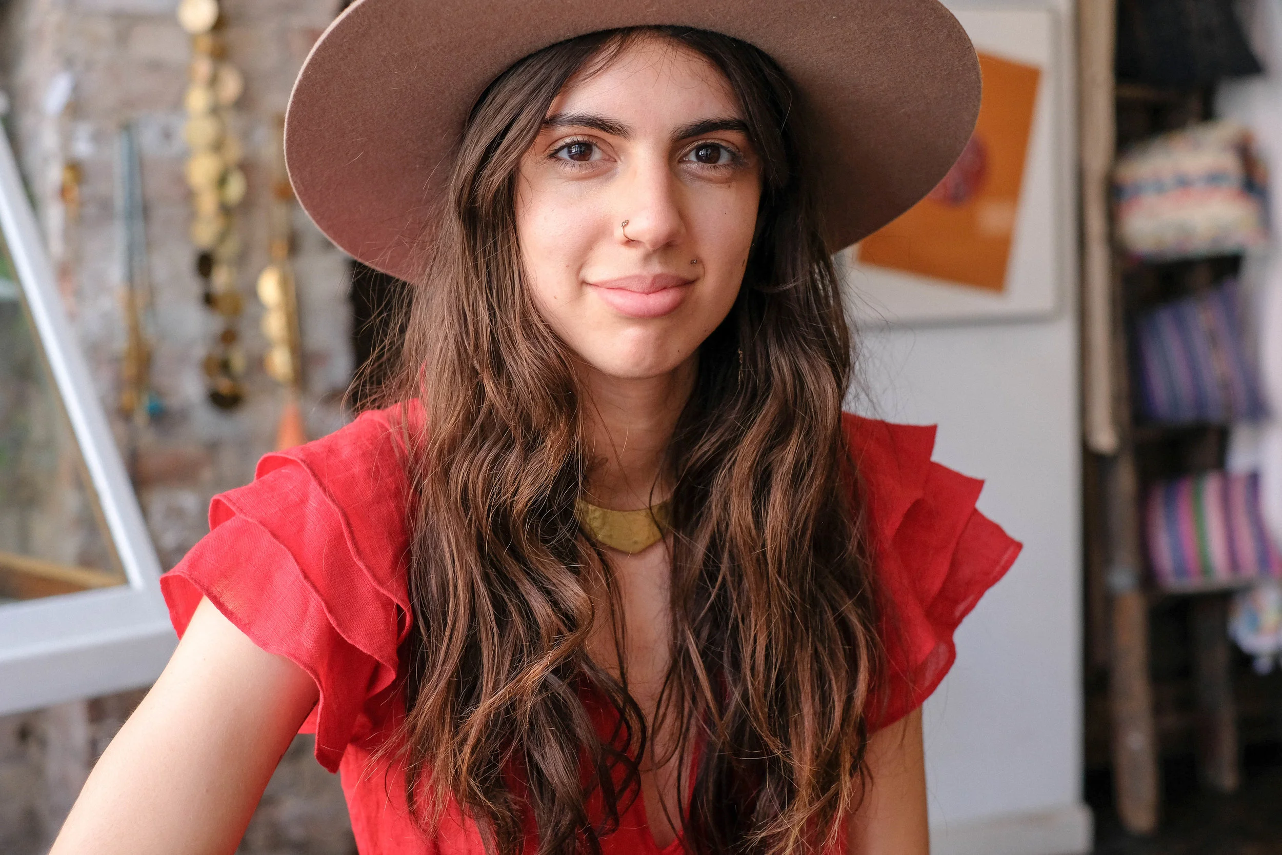 Georgie with Milk Co-Founder Mazdack Rassi
