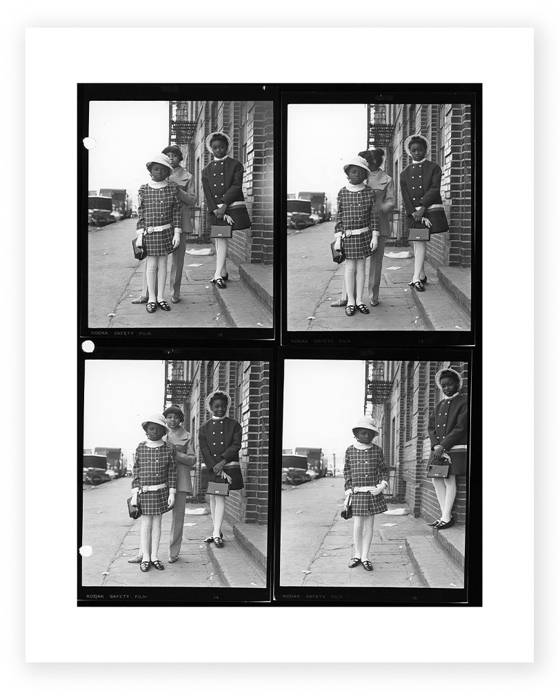  Bruce Davidson.  Contact Sheet Print: Harlem . New York, 1966 