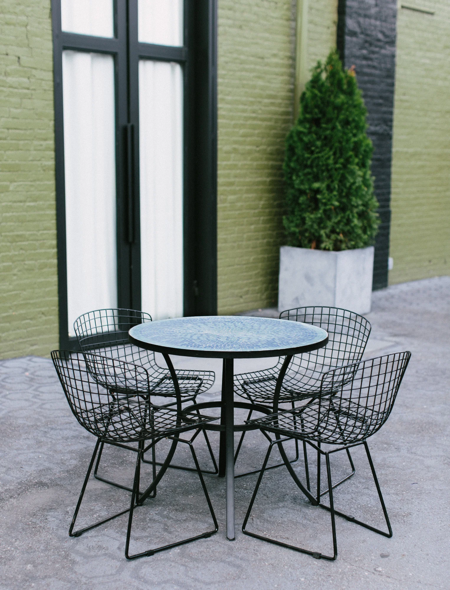mosaic tile patio table on Furniture Gallery The Green Building