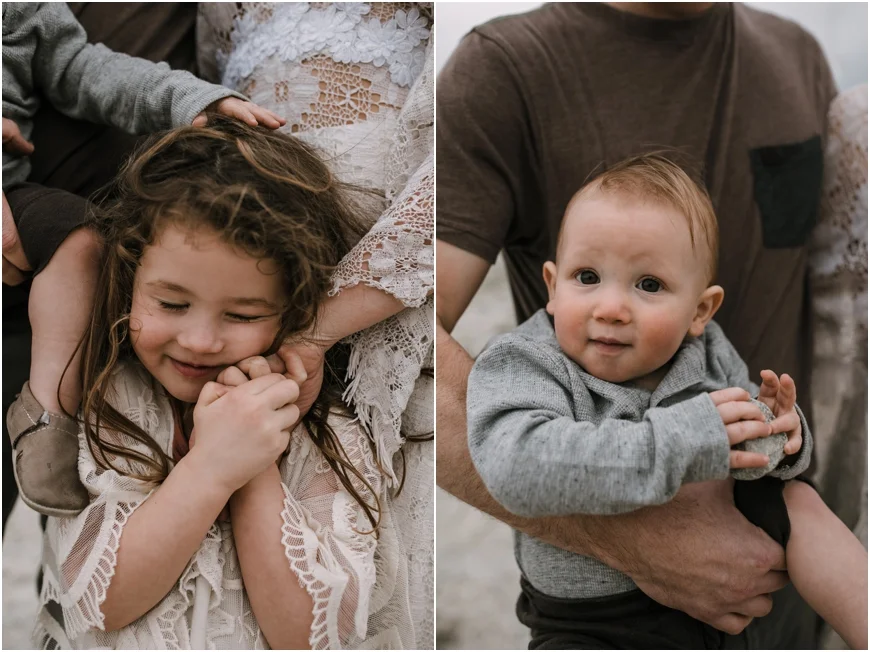 Stormy Family Session at the Palm Springs Wind Farm