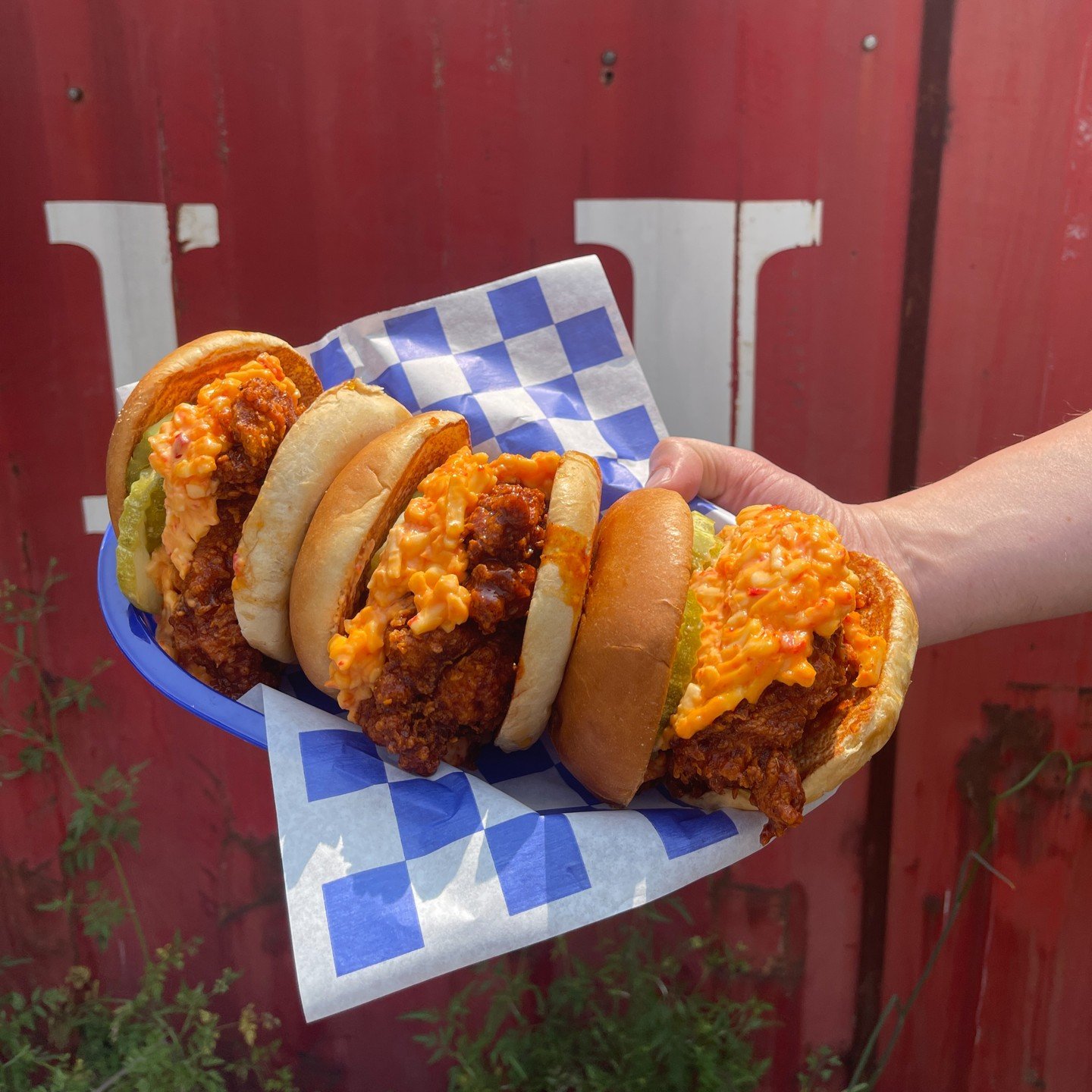 Sweet, spicy, cheesy... and almost gone. 🍯 🔥 🧀 

Our Pimento Cheese Hot Honey Sandwich is only available during the month of June, so catch it before it flies the coop. 

#HotChicken #ChickenSandwich #HotHoney