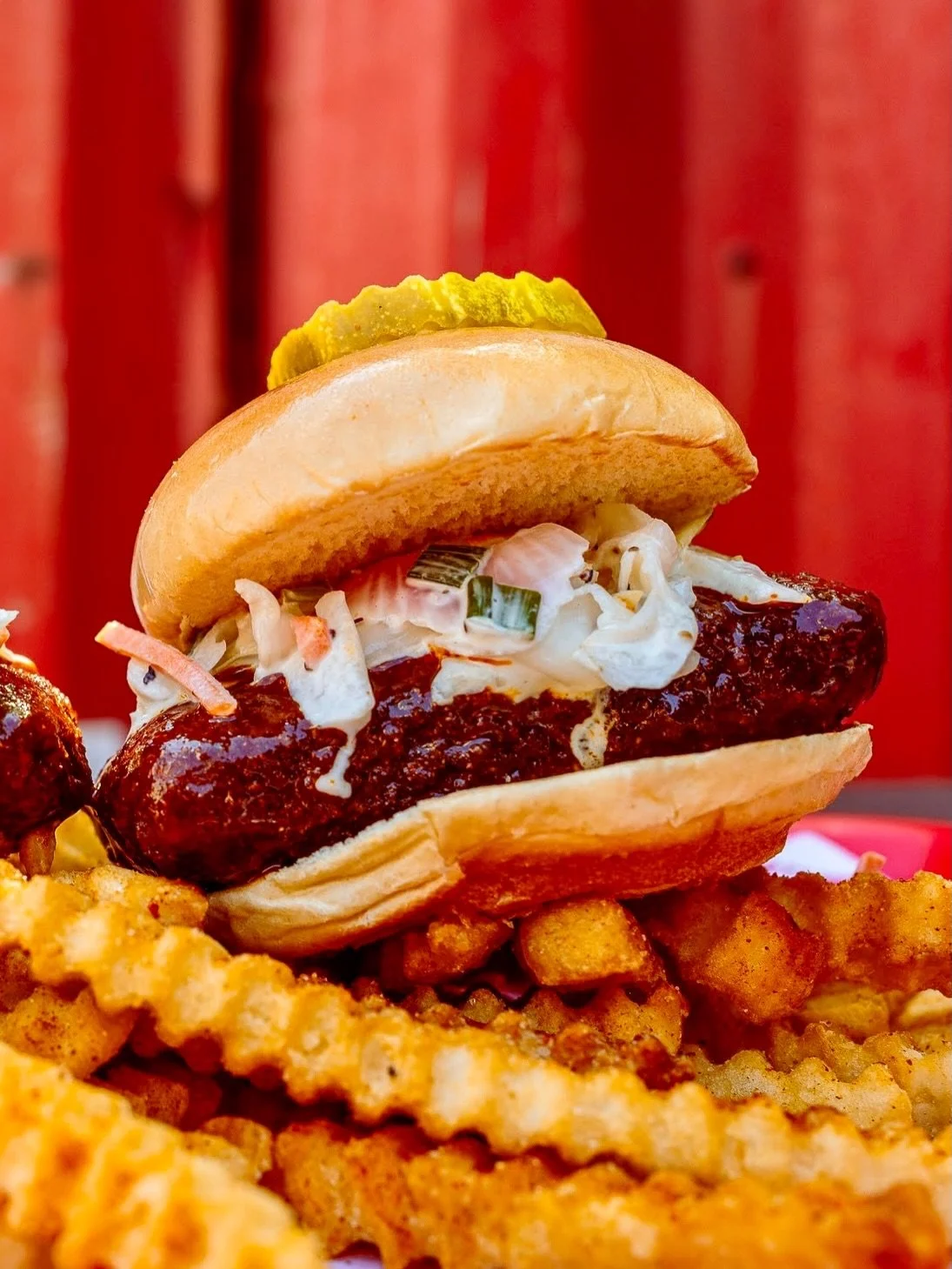 We&rsquo;re REALLY excited about May&rsquo;s Slider of The Month. Hot Mozz!

Crispy, hot mozzarella, thick-cut and dunked in our signature spices, stacked on a toasted potato slider bun, topped with creamy Royals coleslaw, a drizzle of Royals Ranch, 