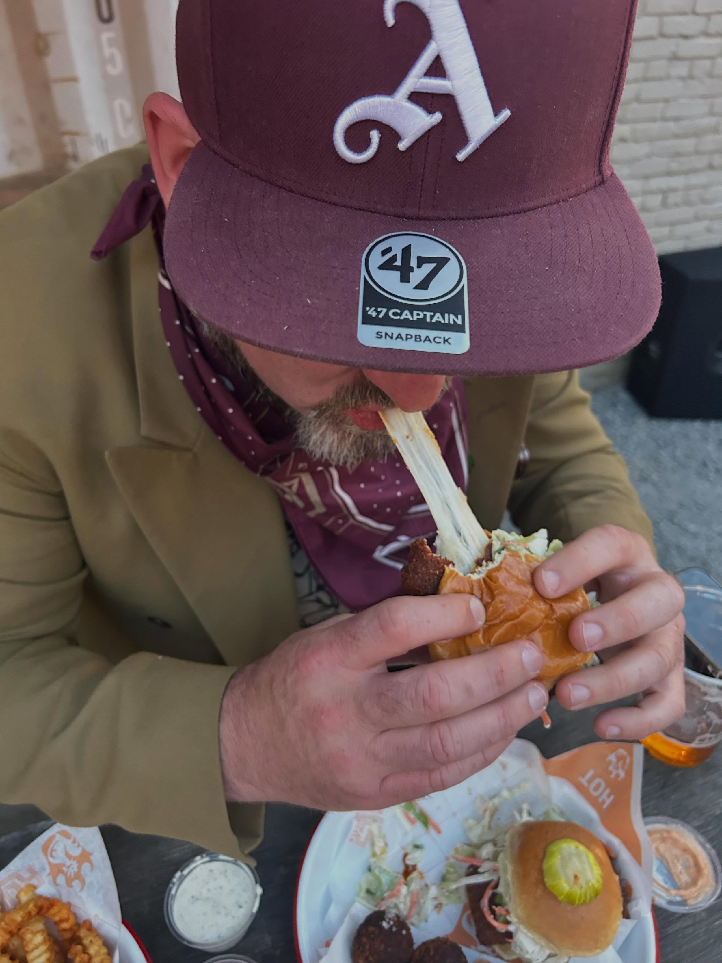 Hott Mozz is our Slider of the Month for May, which means you have less than two weeks left to capture your own cheese pull. Act accordingly.
