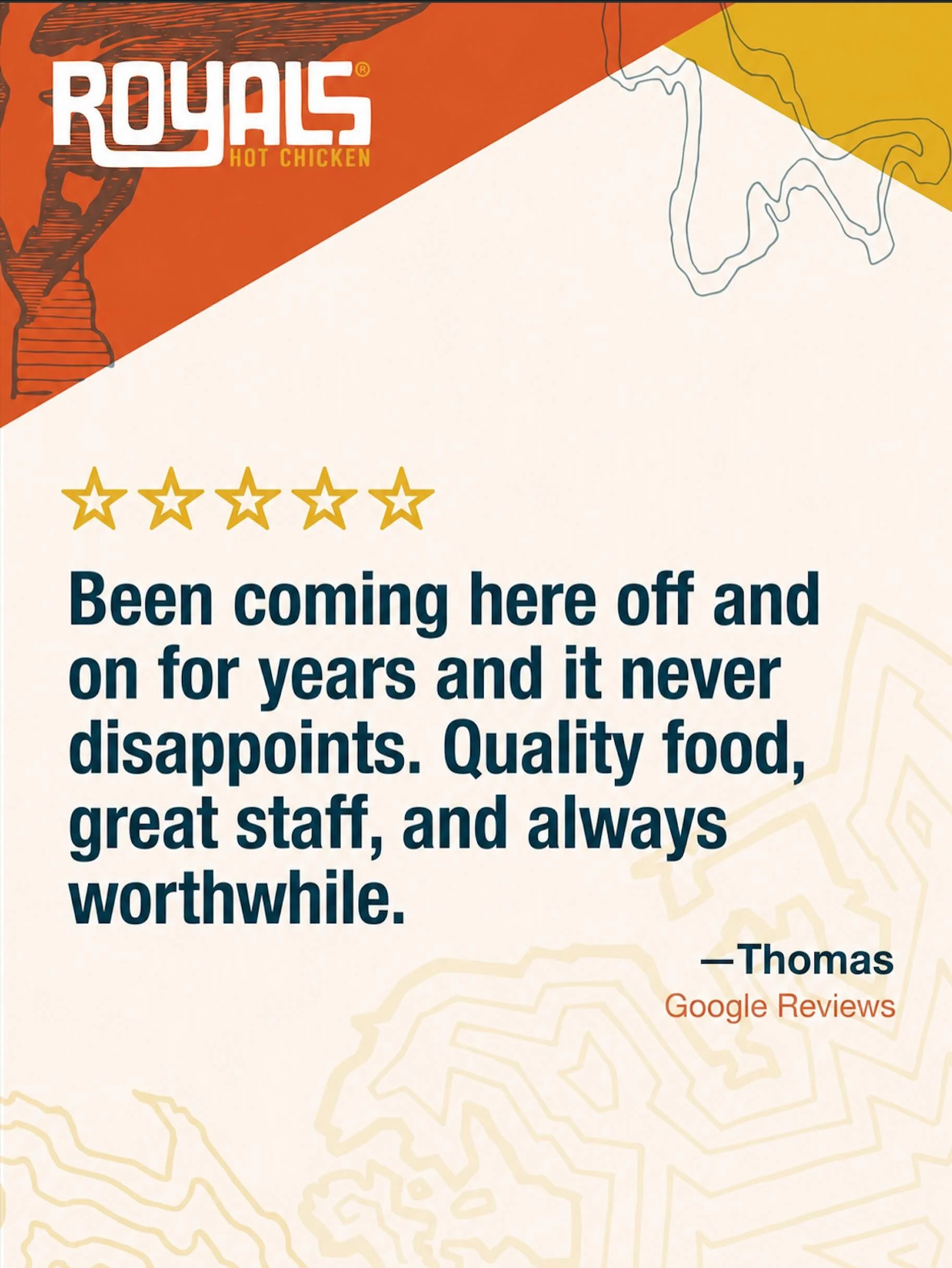 Long time regular? Been a minute since your last visit? Either way, we welcome you to join us this weekend. You won&rsquo;t be disappointed. Just ask Thomas.