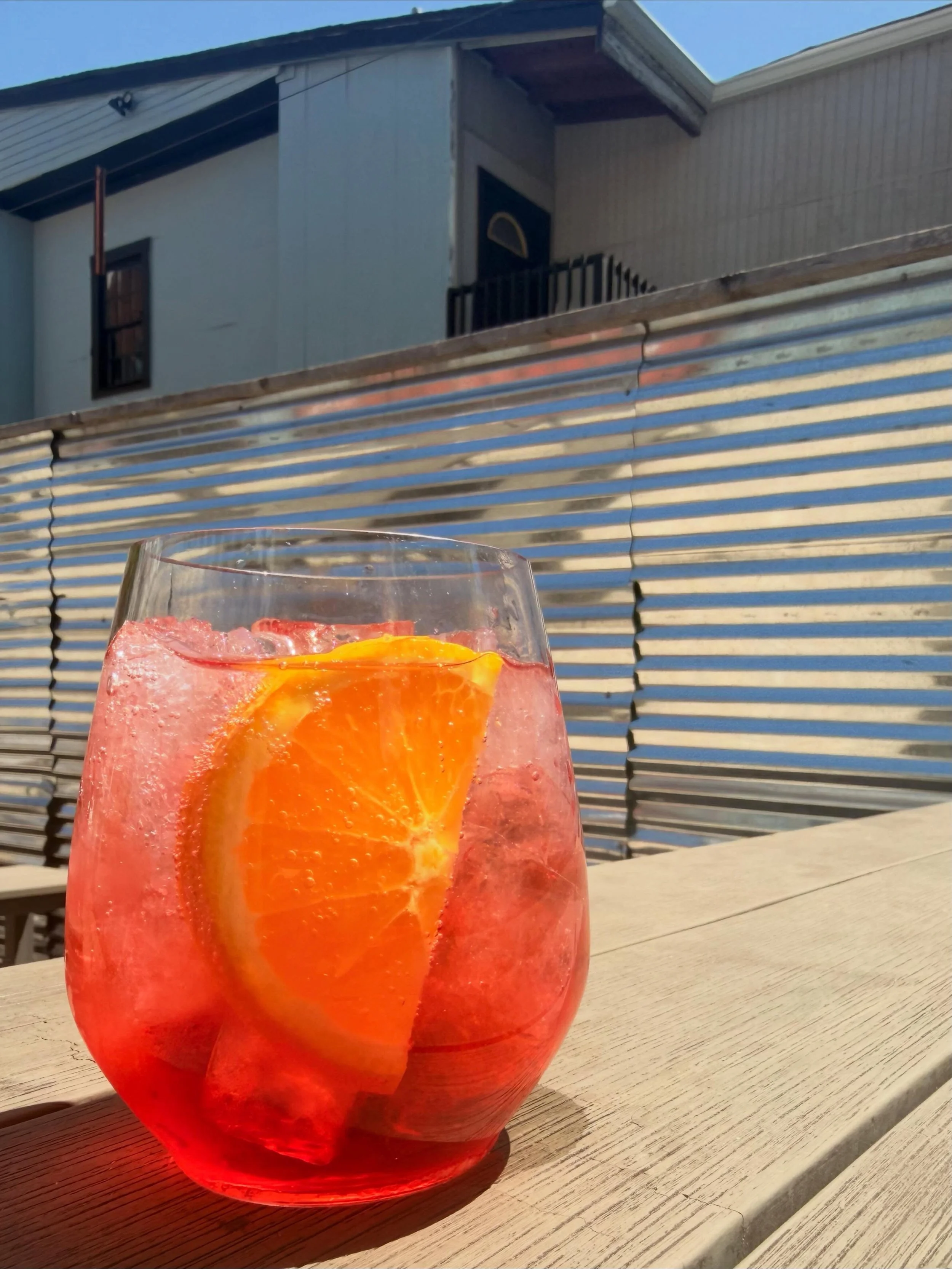 Sometimes you just want a classic, no-nonsense beverage to kick back with. Beat the heat this afternoon with one of our new Spritzes. Or any of our cold drinks, really.