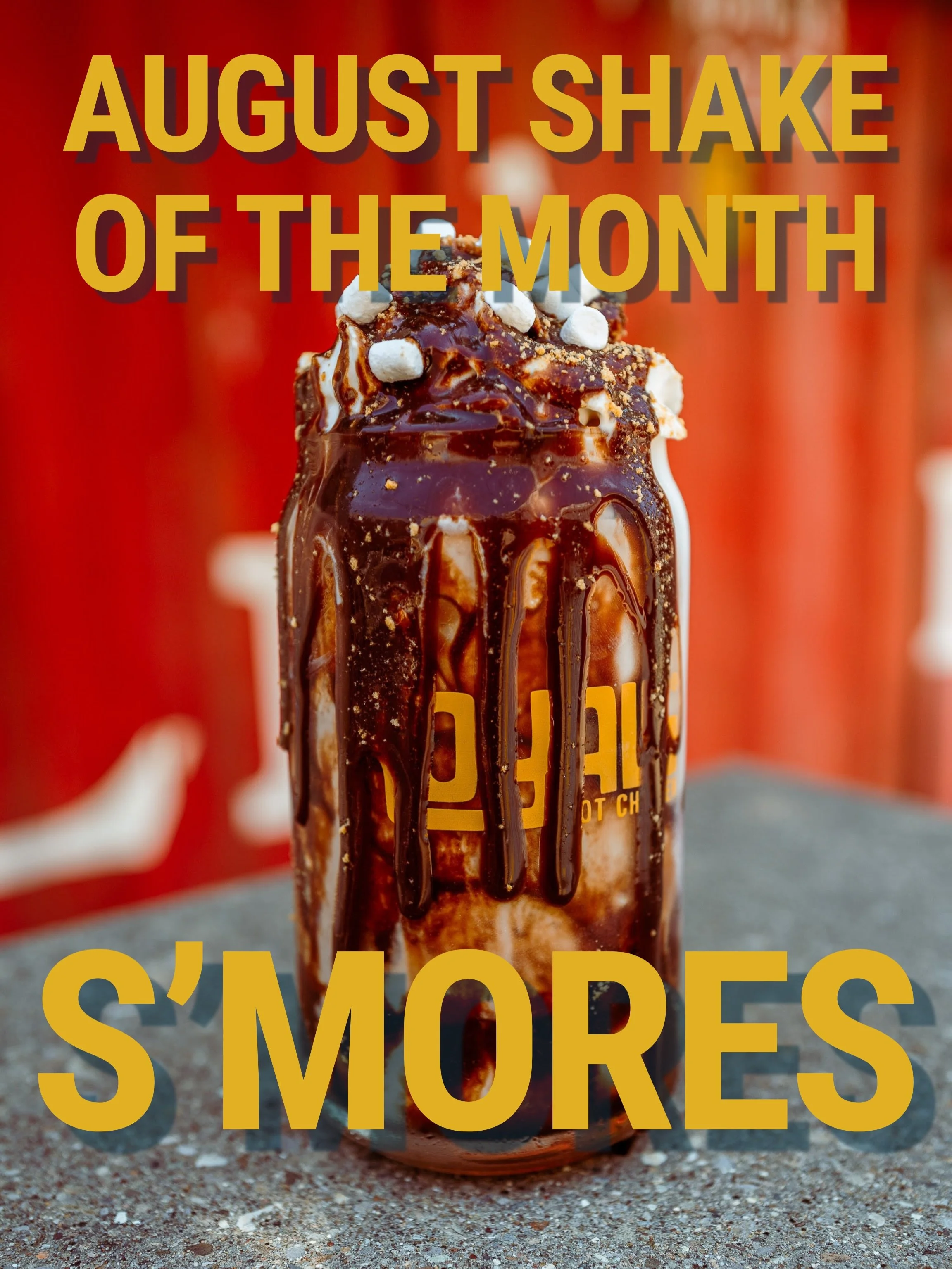 SHAKE OF THE MONTH: S&rsquo;MORES 🔥⛺️

Bring the campfire to your cup with our S&rsquo;mores Milkshake, a nostalgic summer classic blended to perfection. Chocolate syrup, mini marshmallow bits, and graham cracker crumbs are swirled into creamy soft 