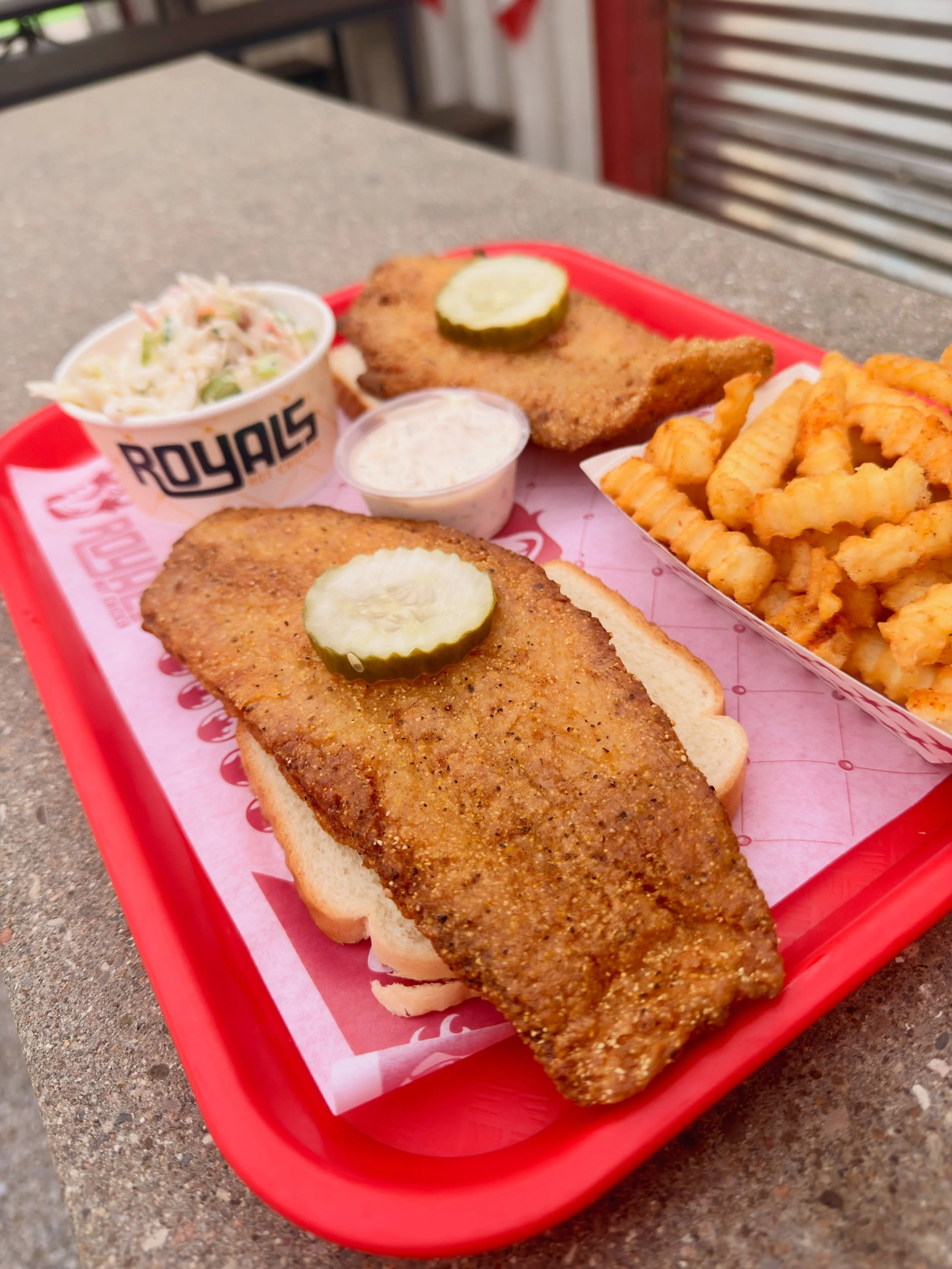 Fish Fillets + our new lemon pepper sauce. IYKYK.