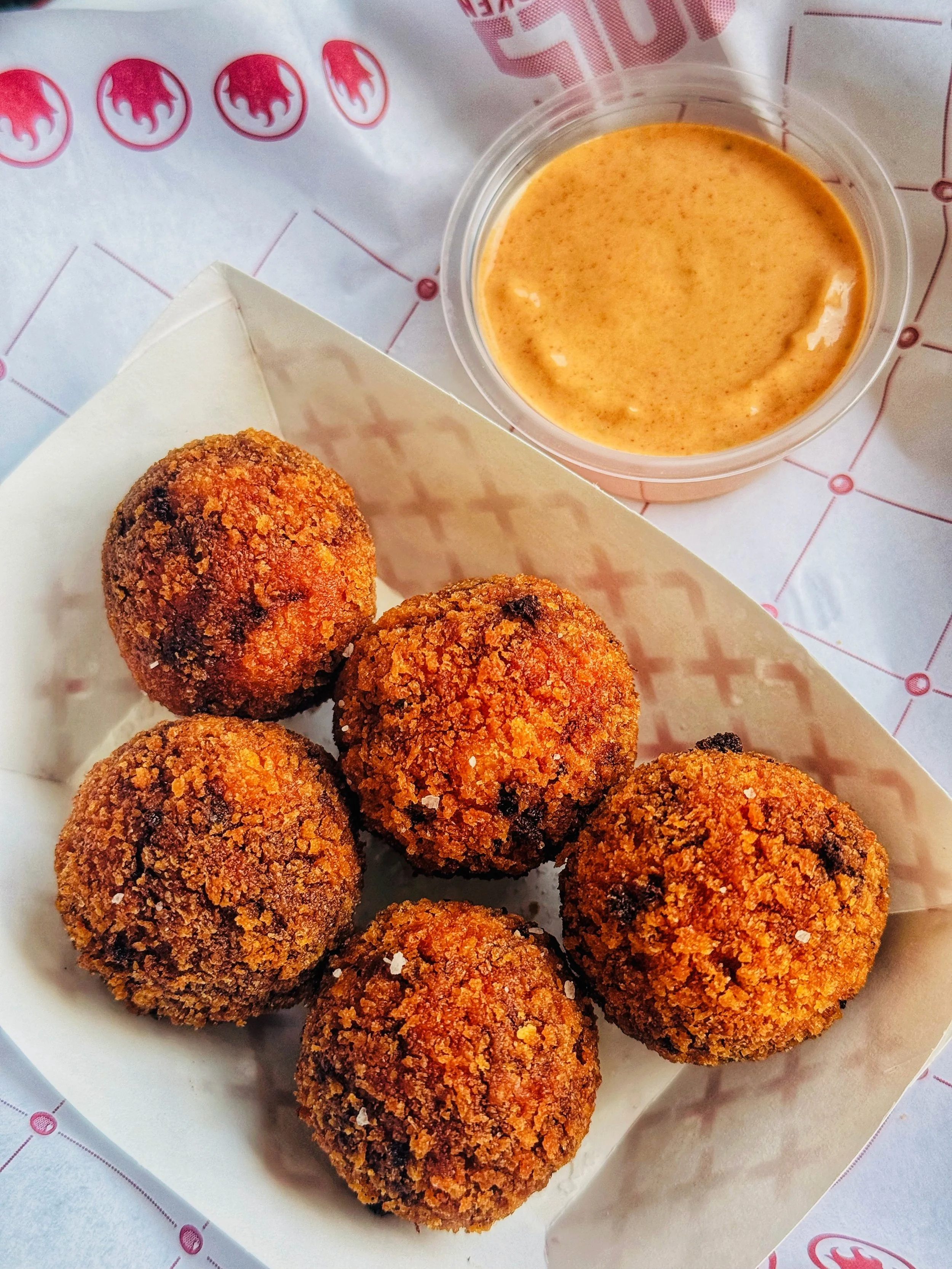 Cheesy. Chicken. Poppers.

Dip them in Mississippi Comeback Sauce on your next visit.