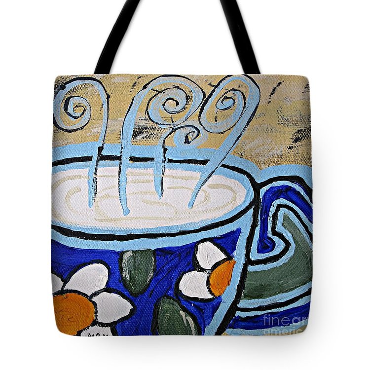 Coffee Cup Tote bag, printed on both sides