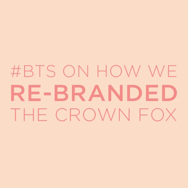 The Detailed Process to Re-Designing The Crown Fox