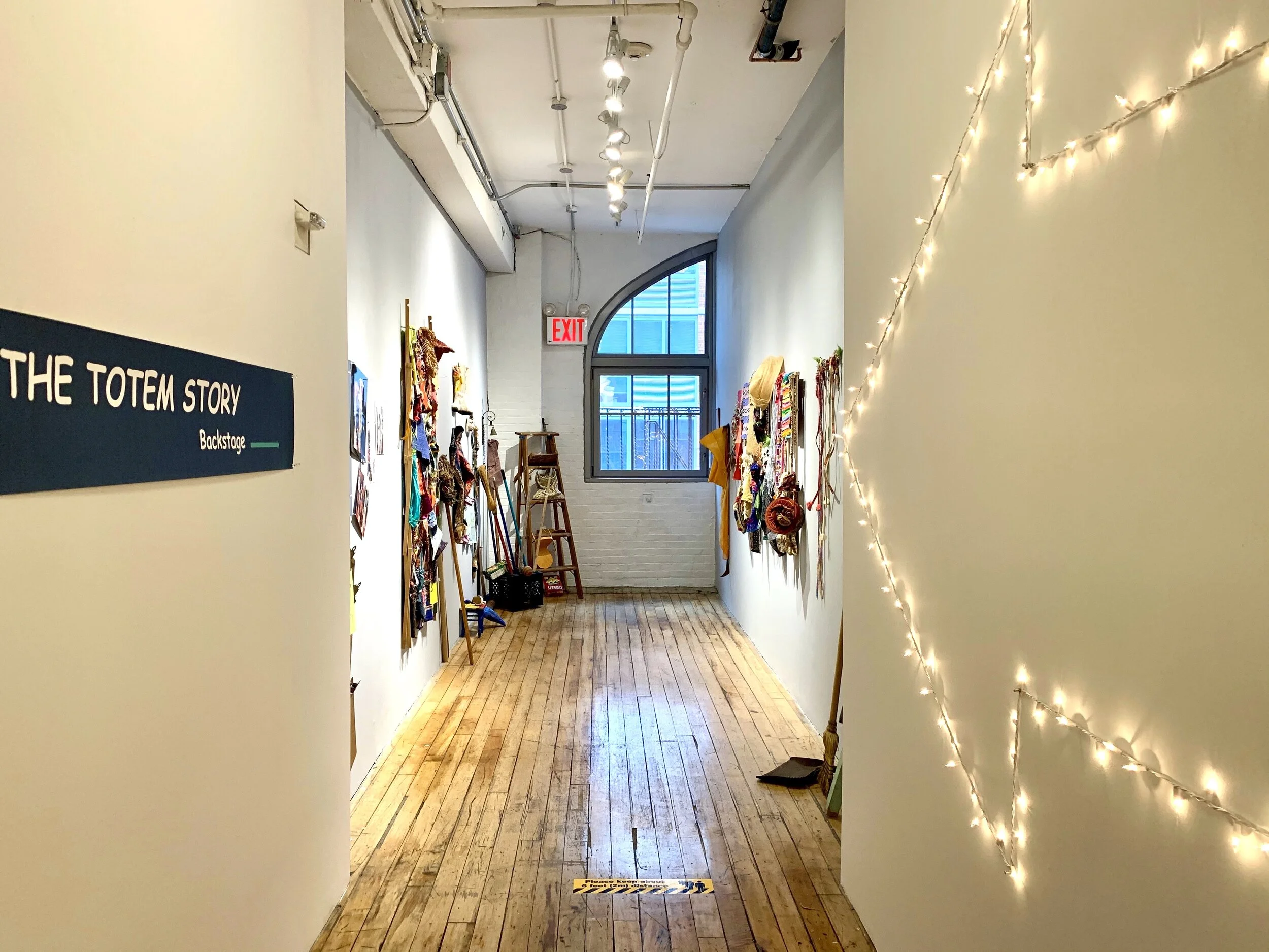   An atmosphere of theatrical anticipation exists backstage, before the cast arrives.  