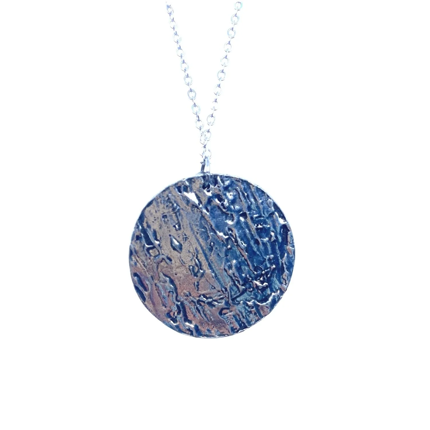 Pendentif rond rouge avec rose3 .jpg