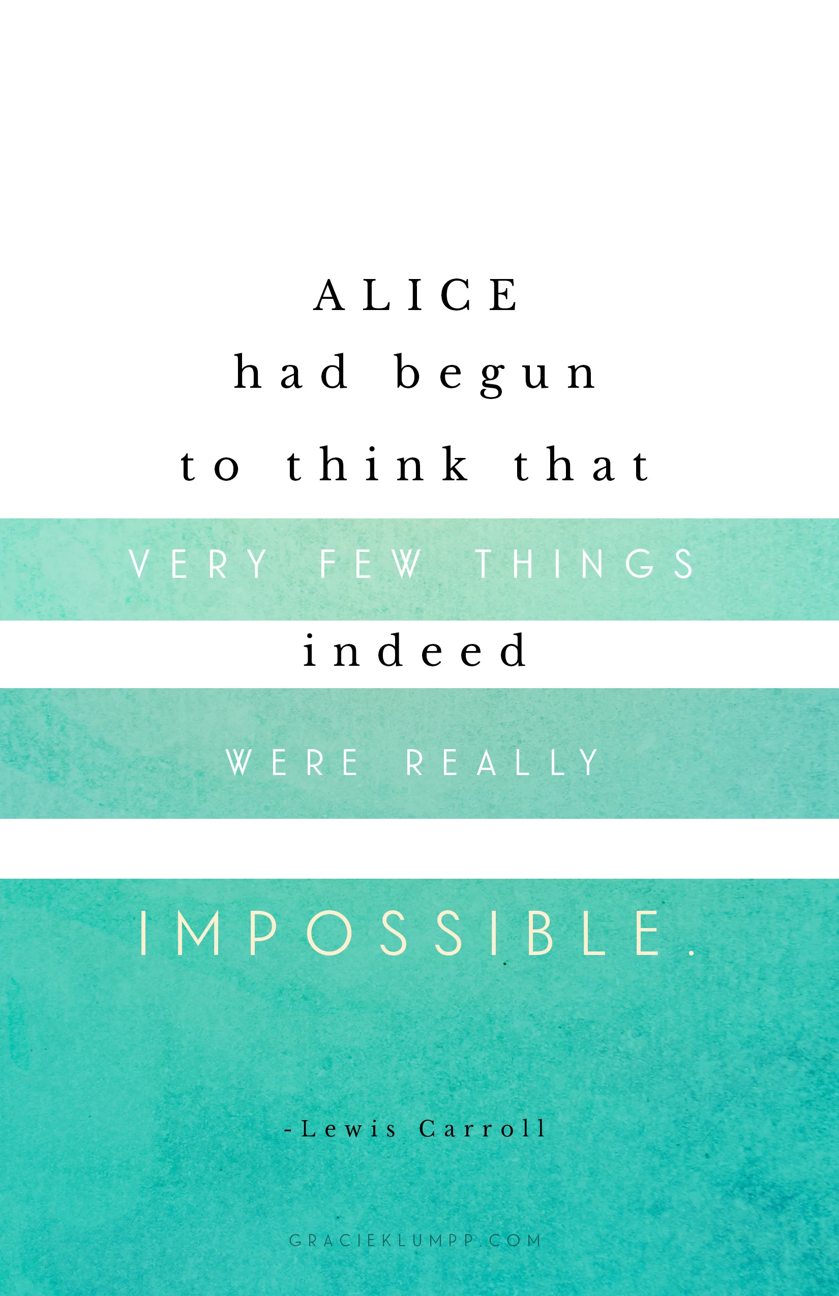 Few Things Are Really Impossible Quote