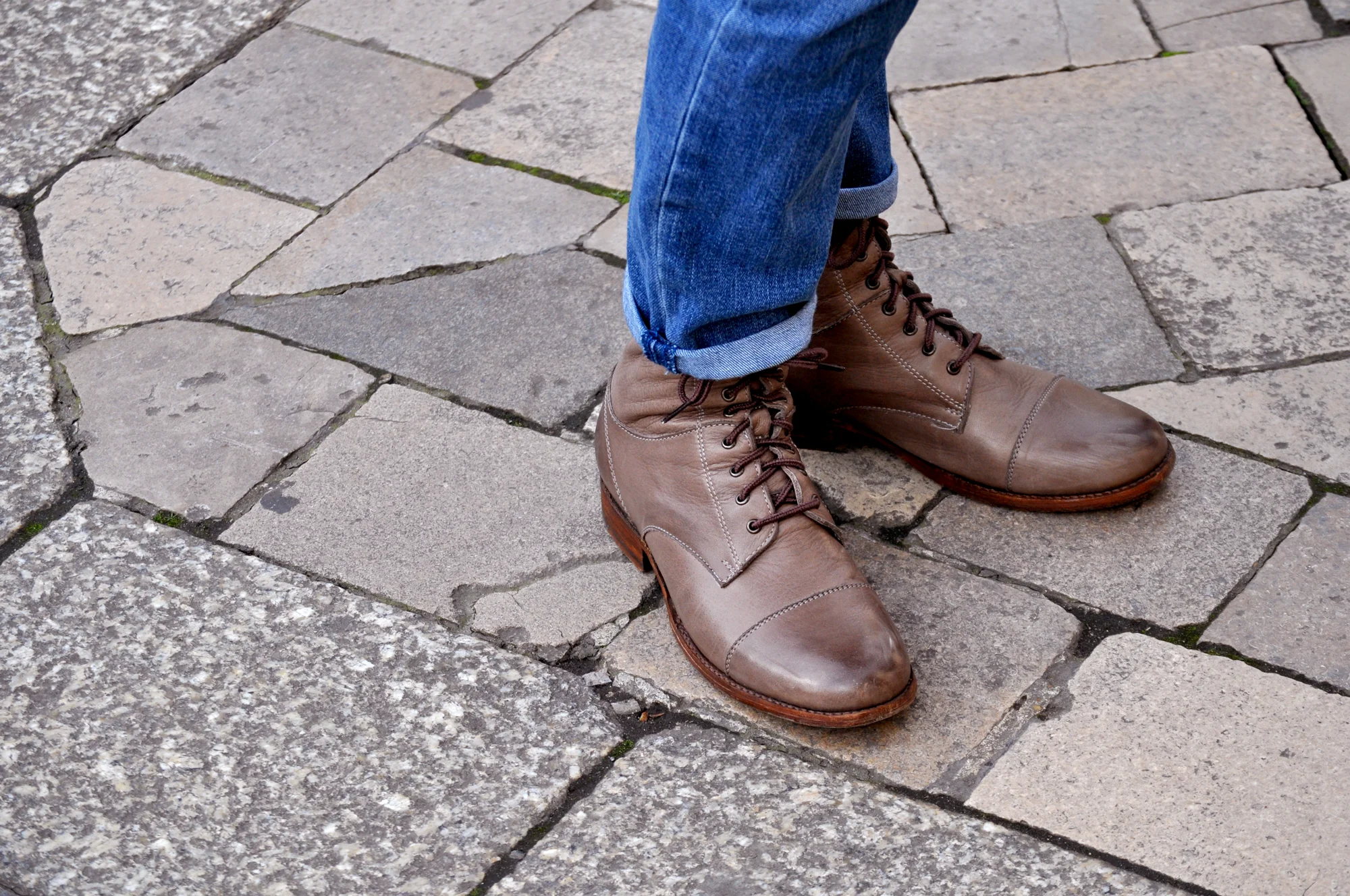 For some reason Ethan especially enjoyed taking pictures of my boots. I wore them the entire trip, and they got Round Pond on them in Kensington Gardens (and Loch Lomond as well). They're extra special now.