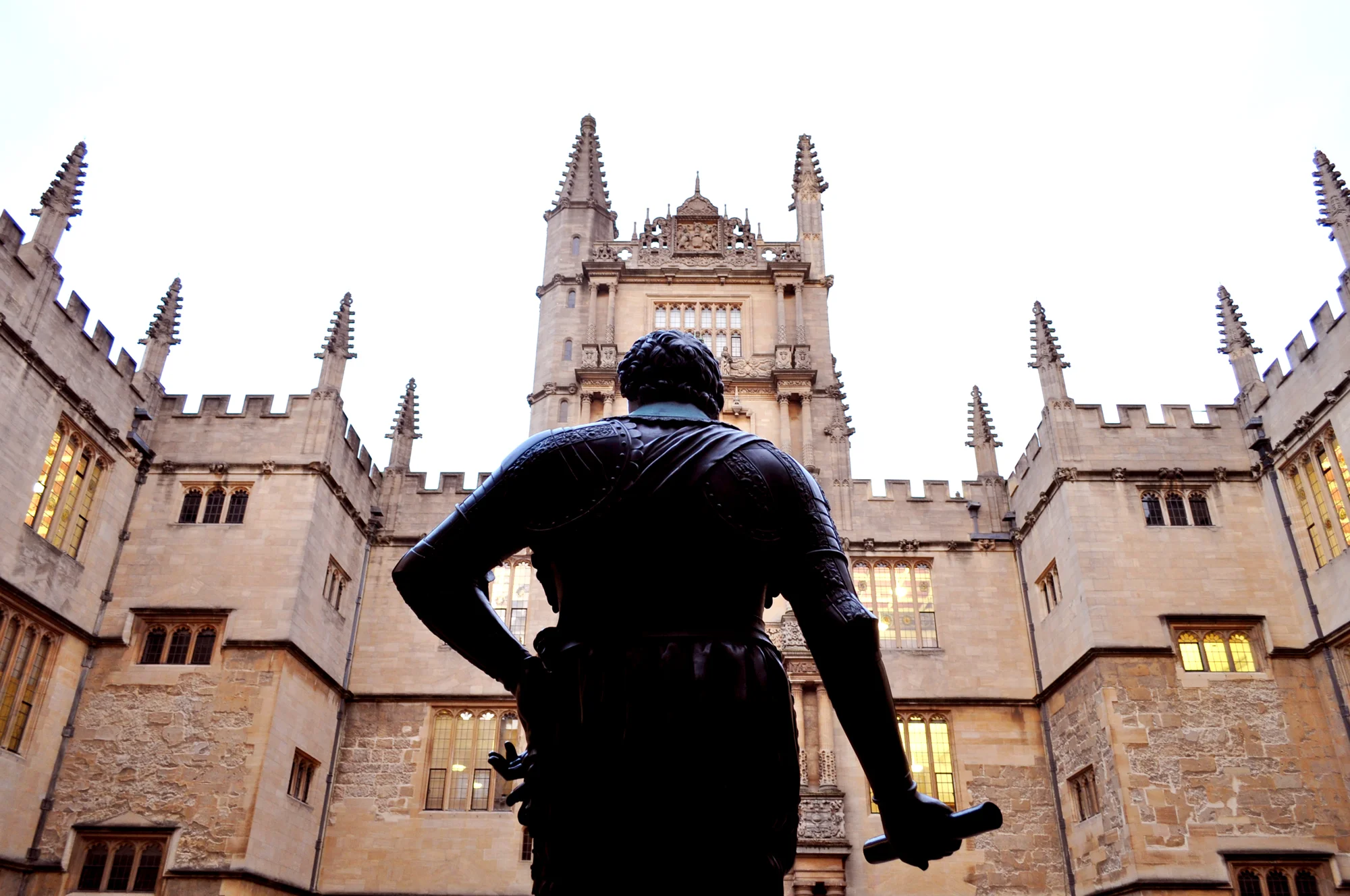 Bodleian Library Courtyard, Oxford.