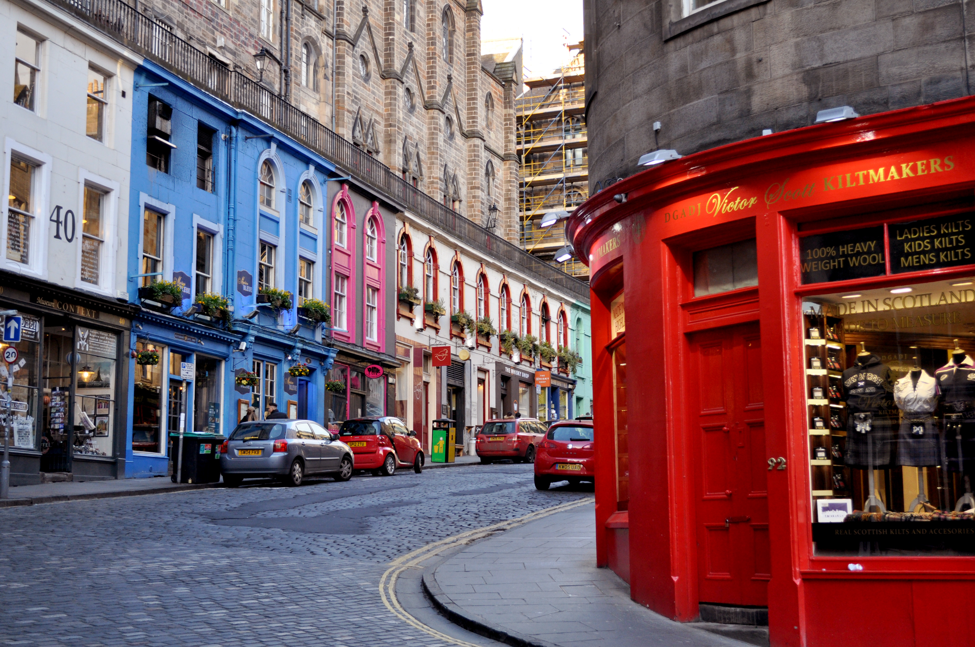 Victoria Street in Edinburgh looks an awful lot like Diagon Alley...