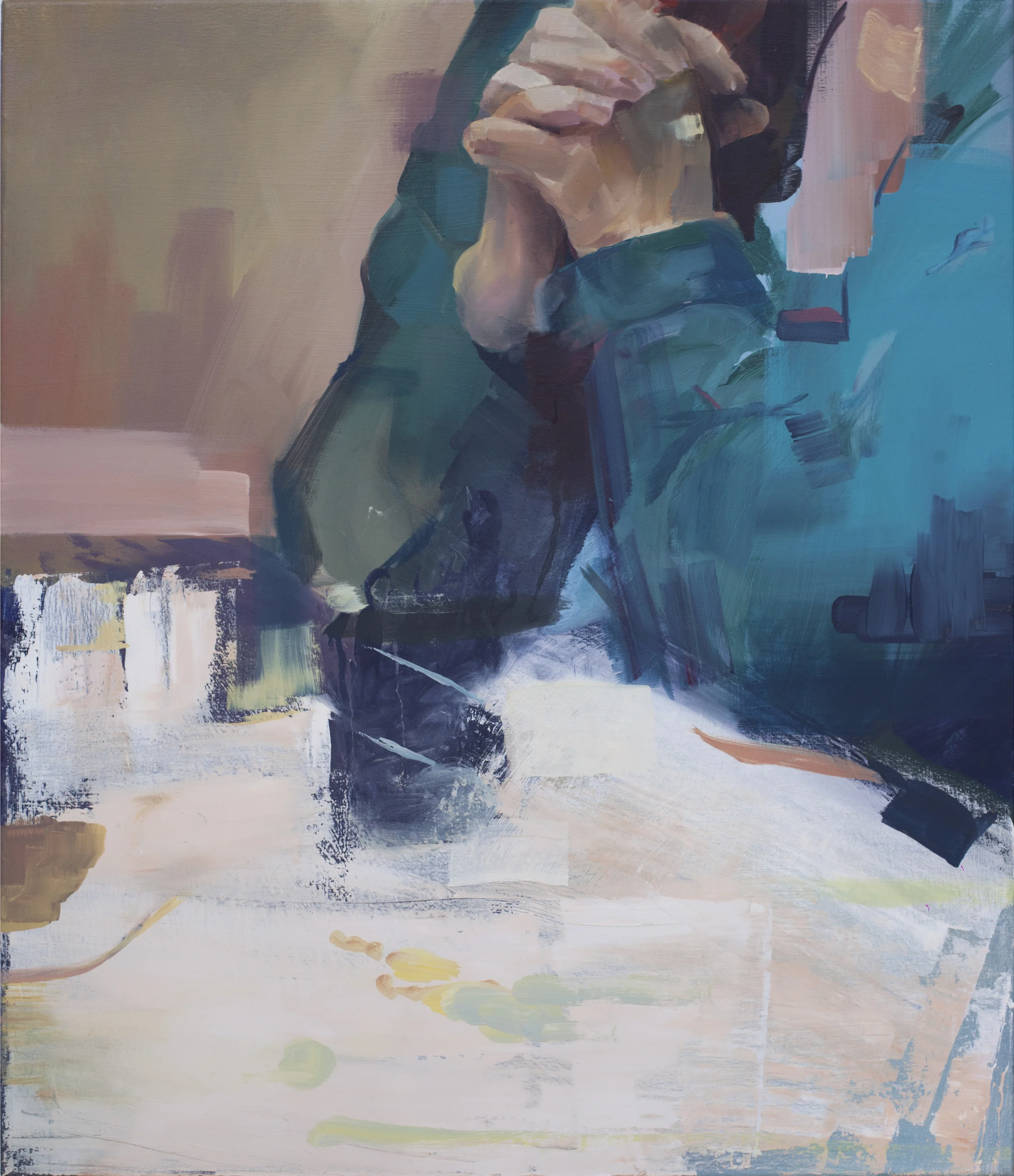 Carefully Nourished Gestures 2015 Oil on Canvas 70 x 60 cm