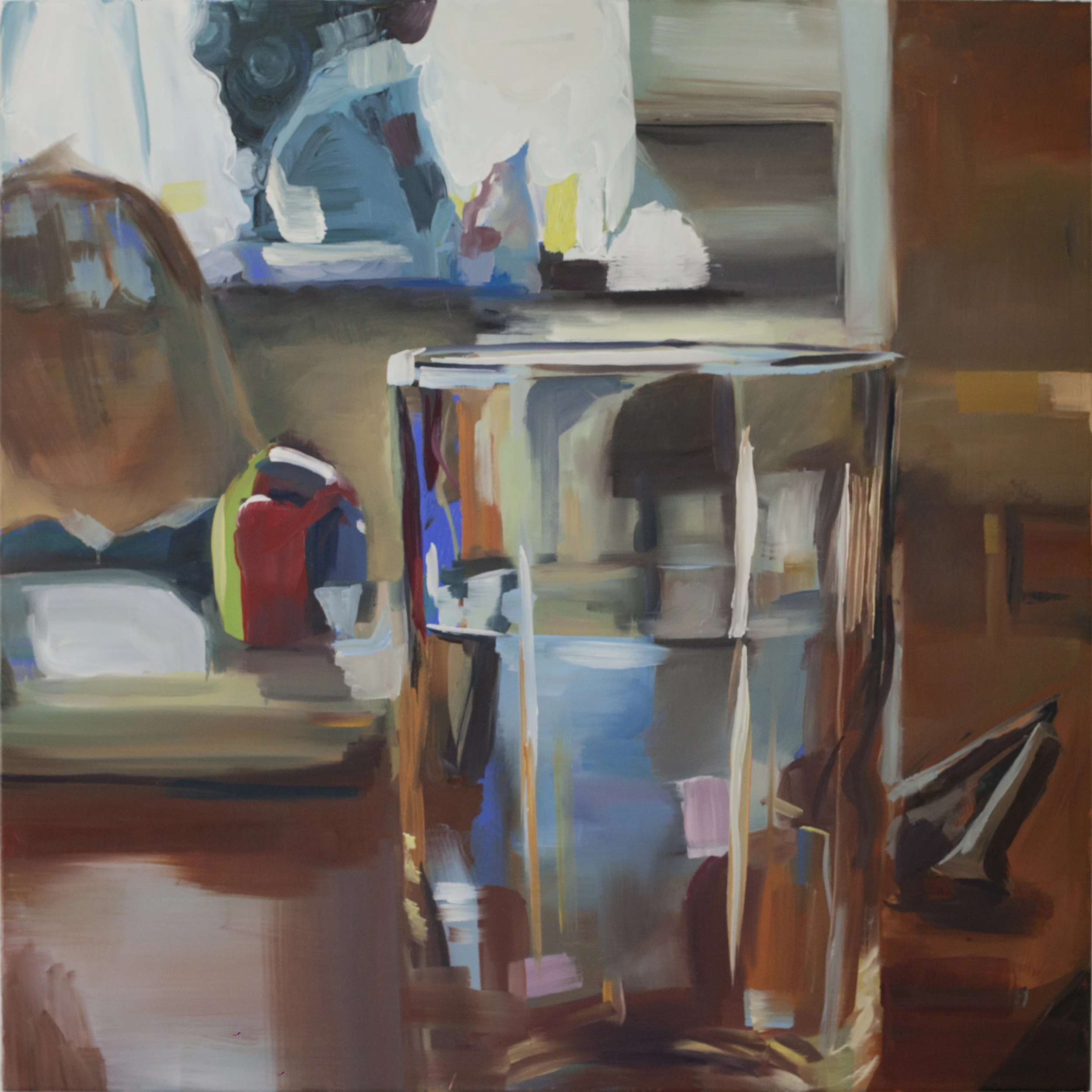 Unceremonious (2015) Oil on canvas. 90x90 cm