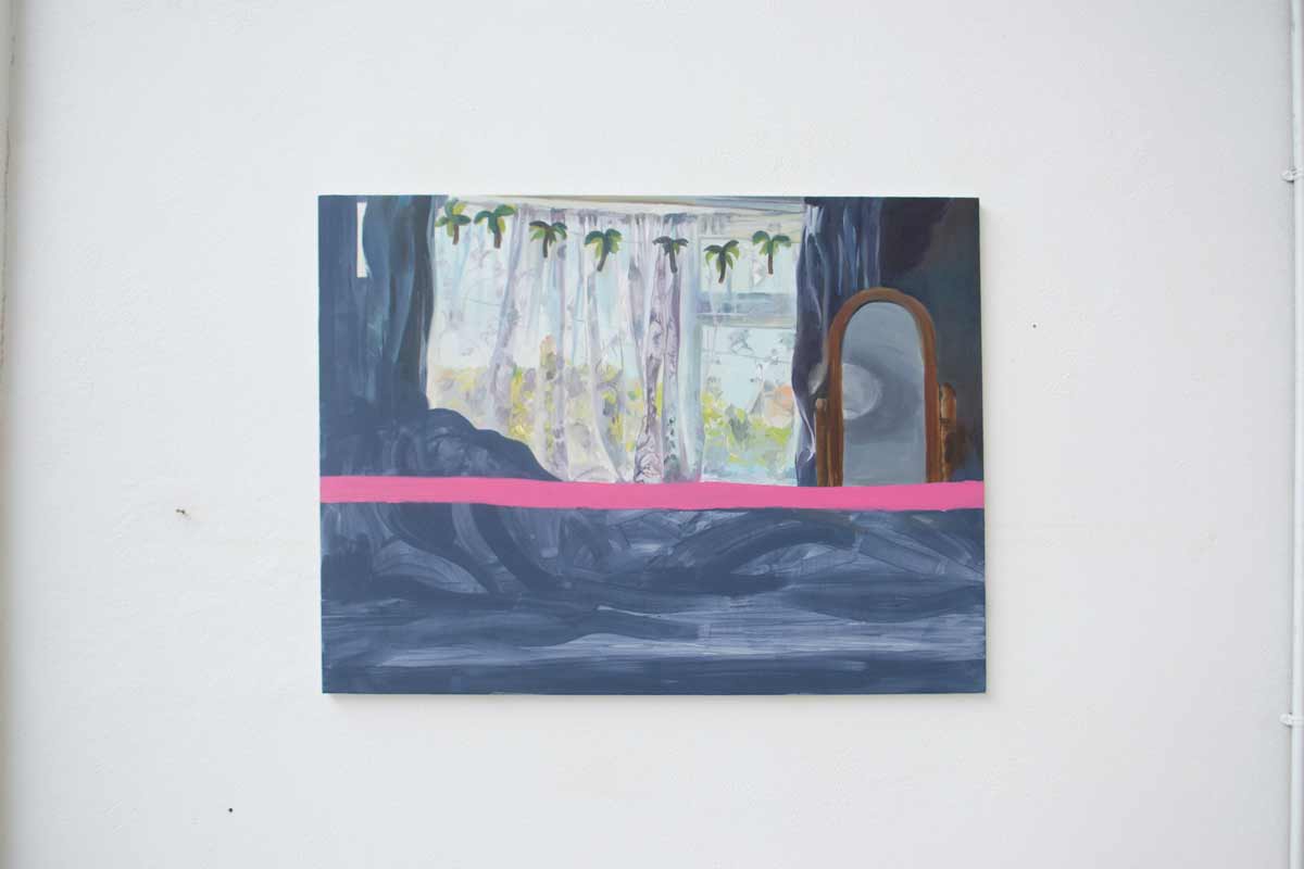 Curtain number nineteen. Oil on canvas. 90 x 120 cm