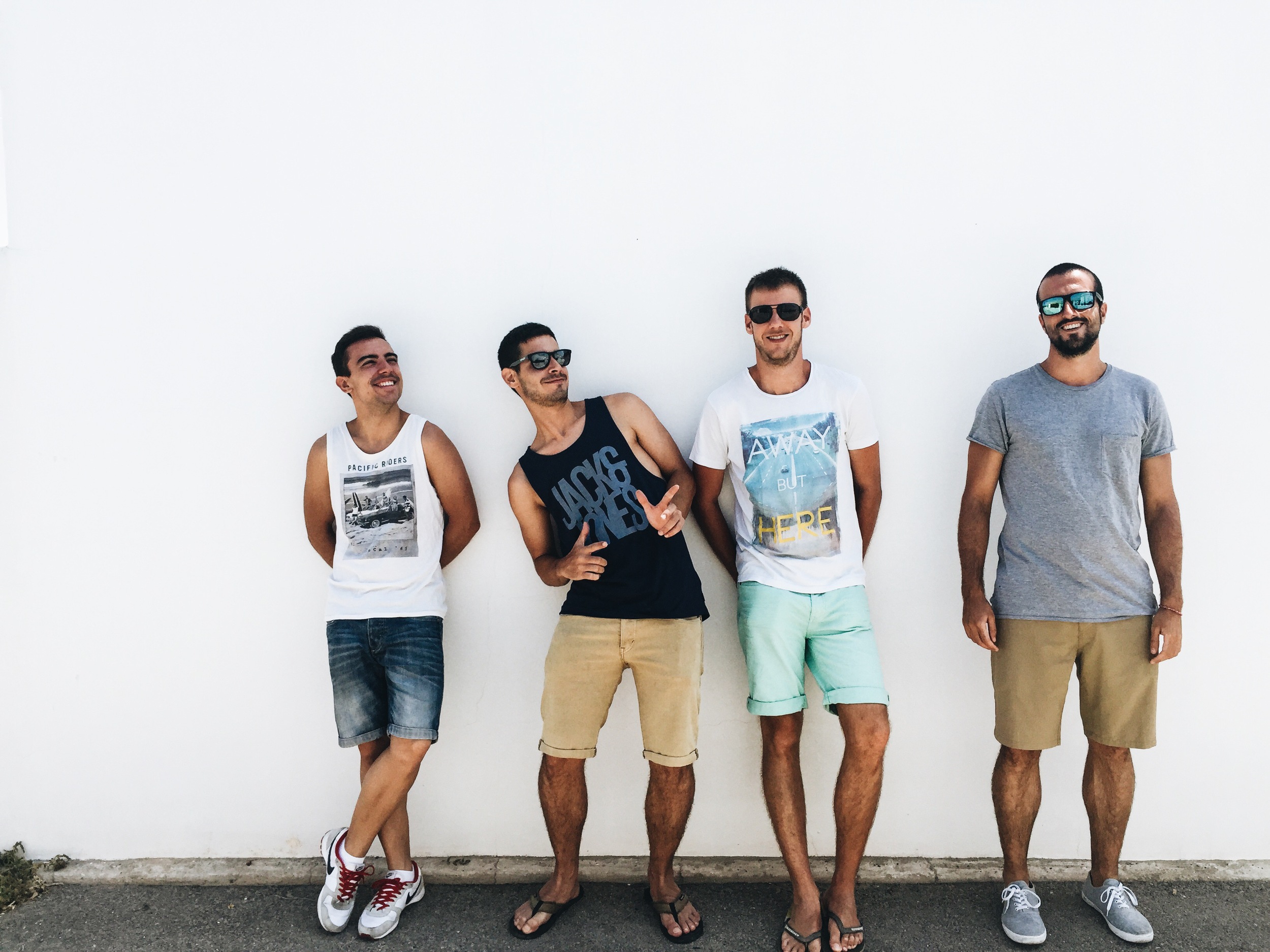 My friends from Barcelona while we were on vacation in Menorca