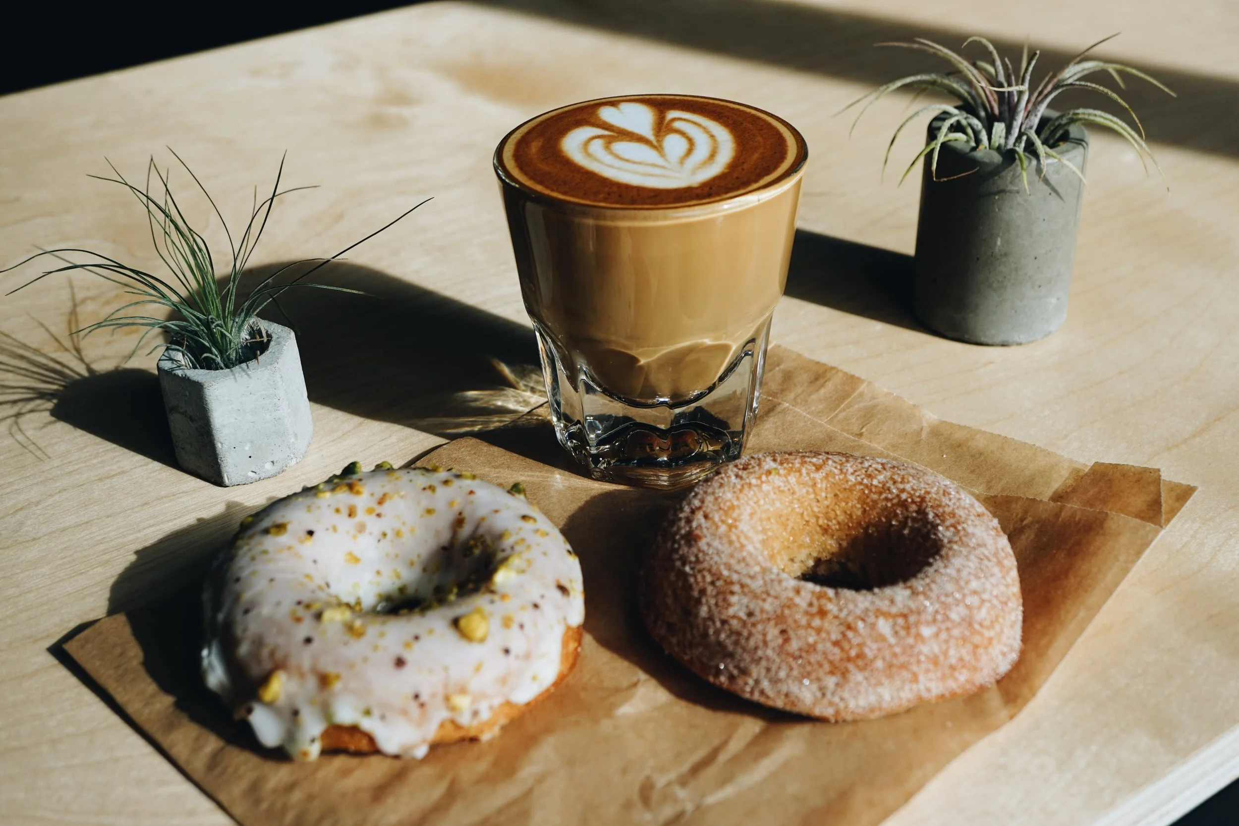 Doughnuts from Long Beach's The Caffeinated Kitchen