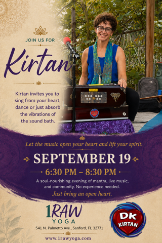 Kirtan @ 1Raw Yoga Sanford